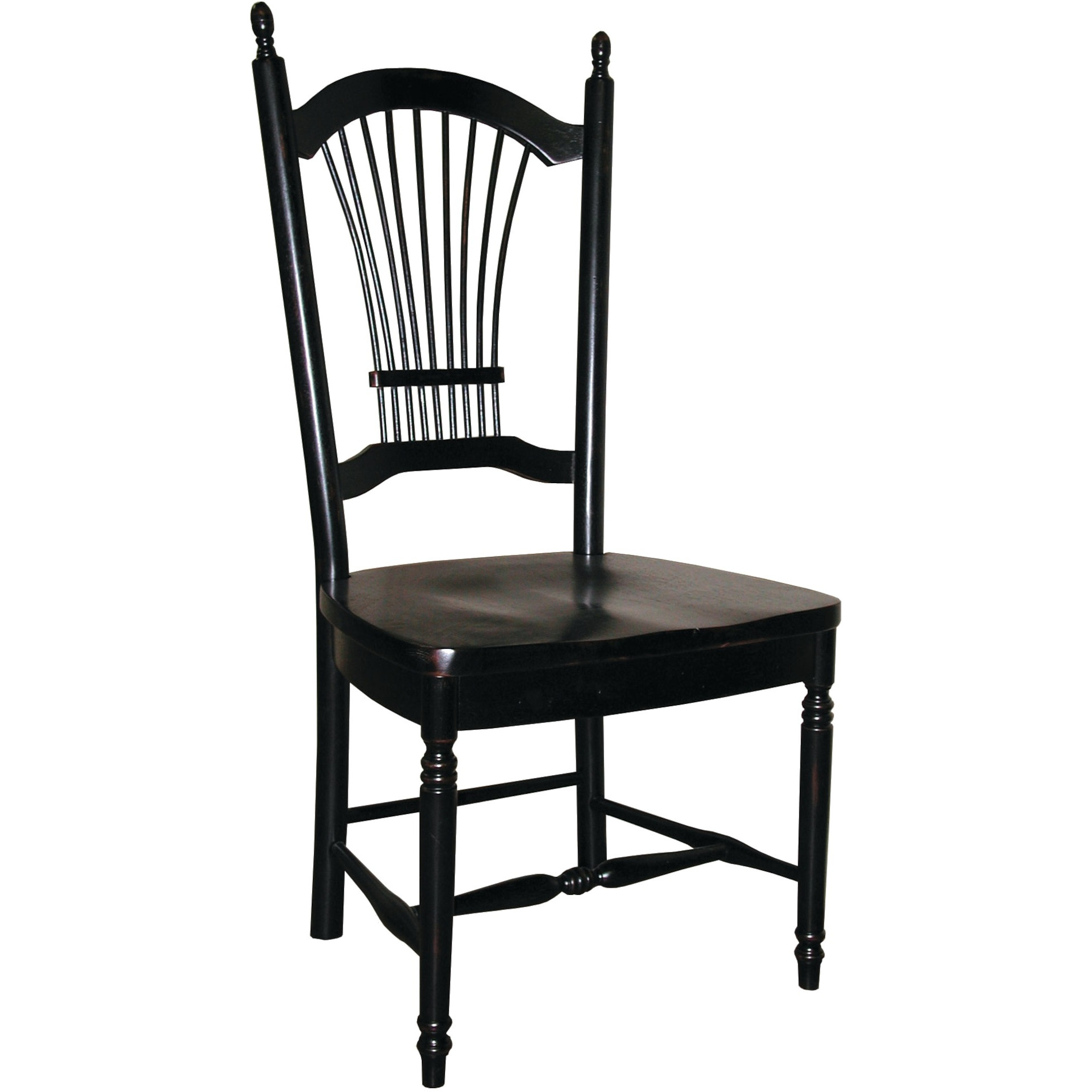 Sunset Trading Black Cherry Selections Allenridge Dining Chair | Antique Black | Set of 2