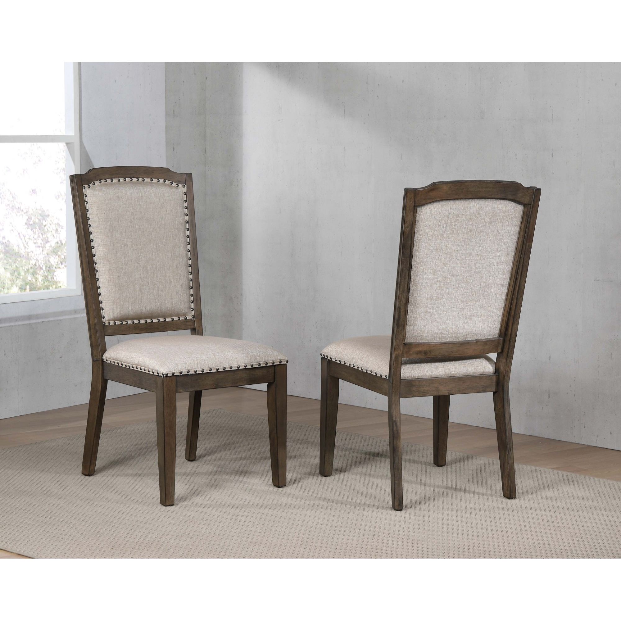 Sunset Trading Cali 9 Piece 96" Rectangular Extendable Dining Table Set| Brown Solid Wood | Seats 8