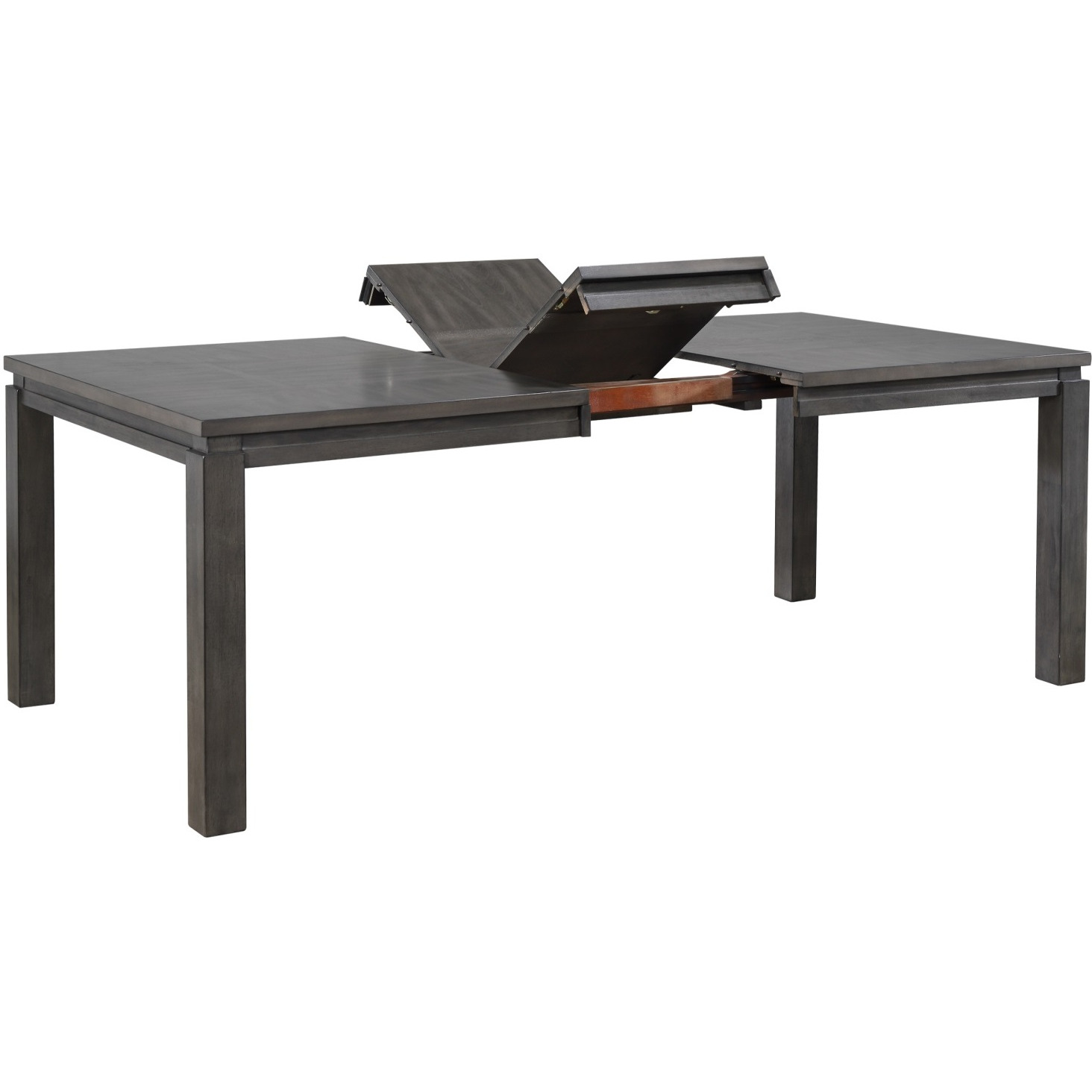 Sunset Trading Shades of Gray 11 Piece 82" Rectangular Extendable Dining Set | Lighted China Cabinet | Seats 8