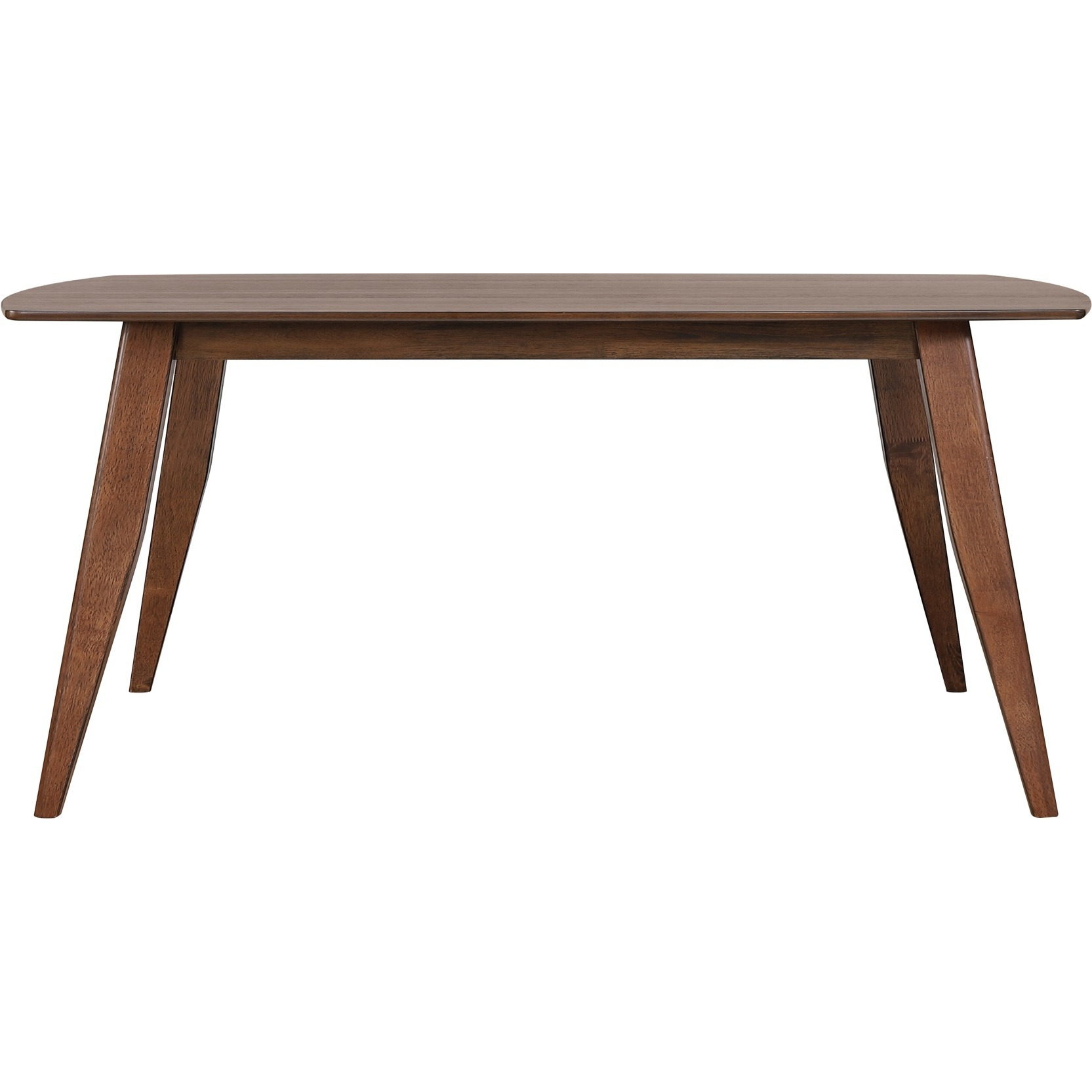 Sunset Trading Mid Century 8 Piece 78" Rectangular Dining Table Set | Padded Performance Fabric Seats | Server | Seats 6