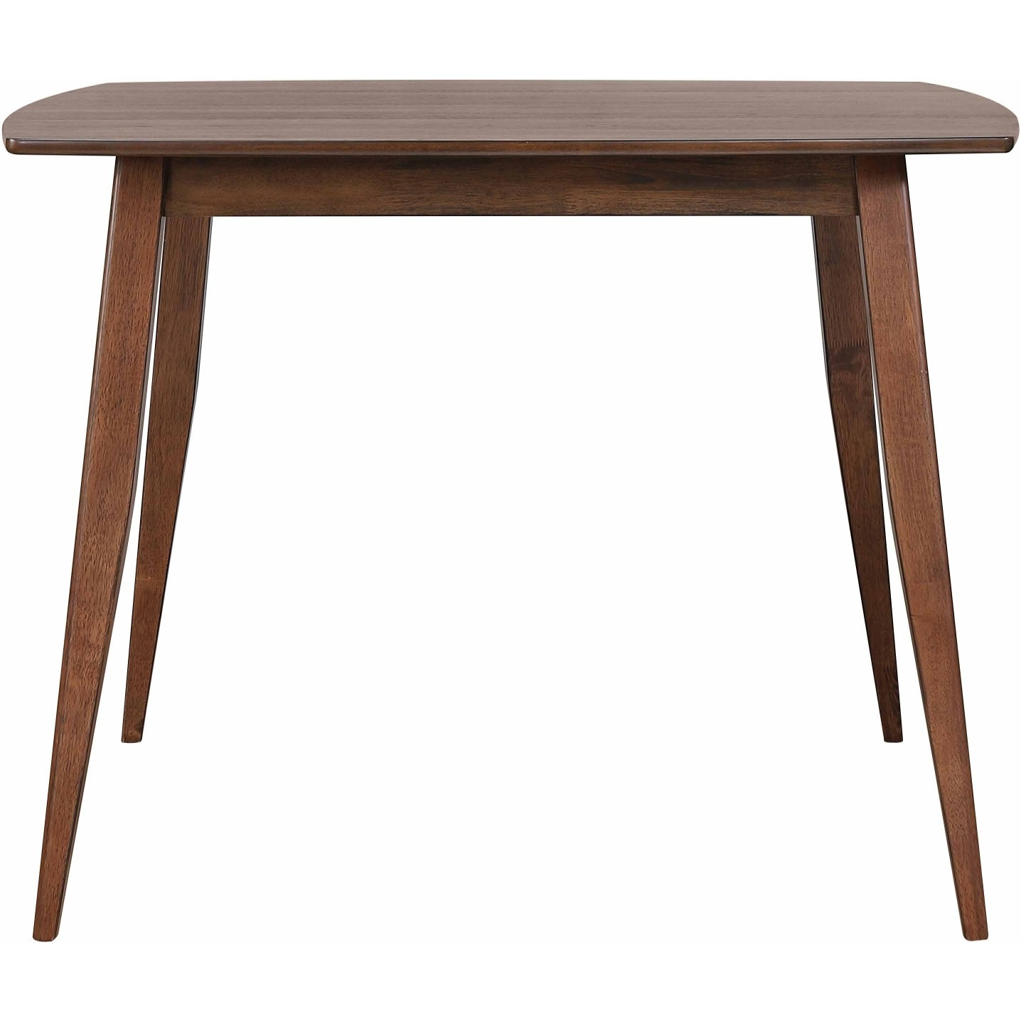 Sunset Trading Mid Century 5 Piece 48" Square Counter Height Pub Table Dining Set | Padded Performance Fabric Seats | Seats 6
