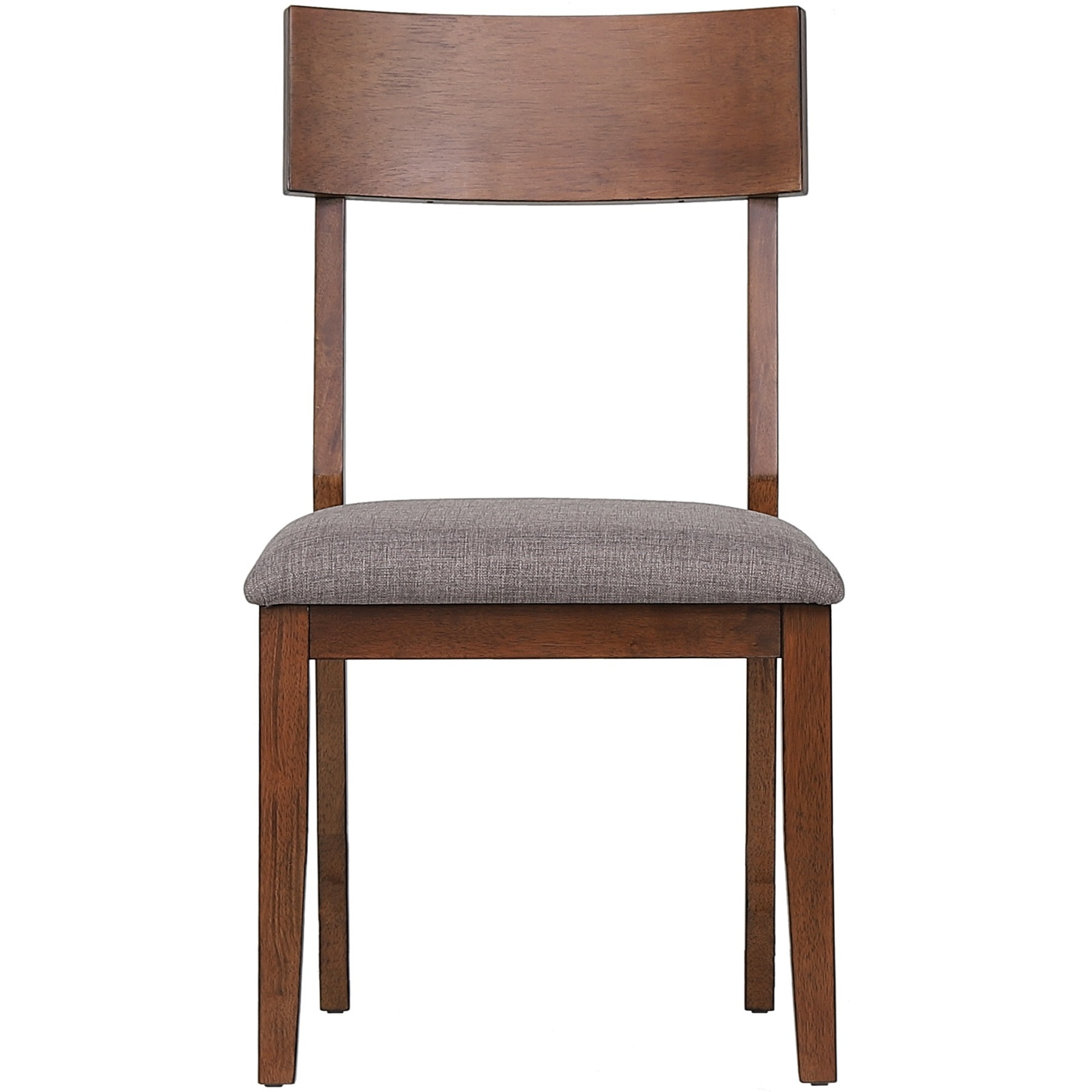 Sunset Trading Mid Century Dining Chair | Padded Performance Fabric Seat | Set of 2