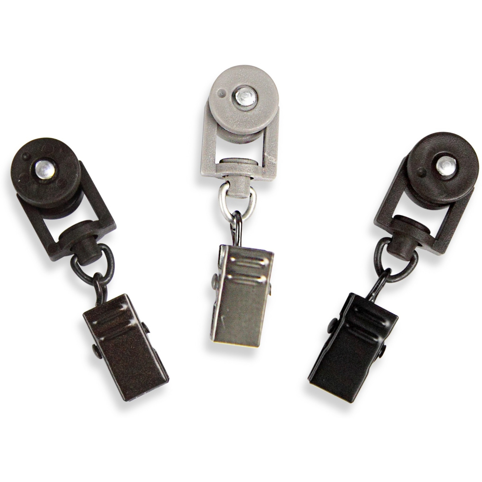 Sliders for CH Track / Cordless Traverse Rod (Set of 10) - Pewter