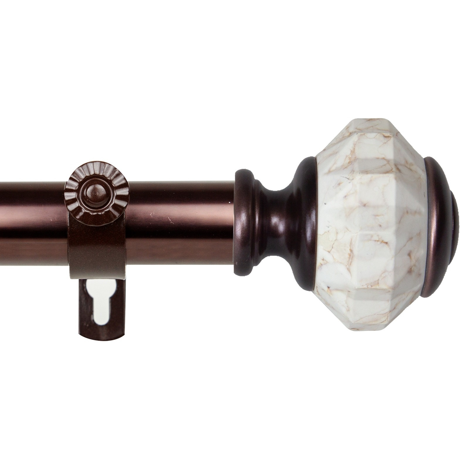 1 inch Aria Curtain Rod 160-240" - Bronze