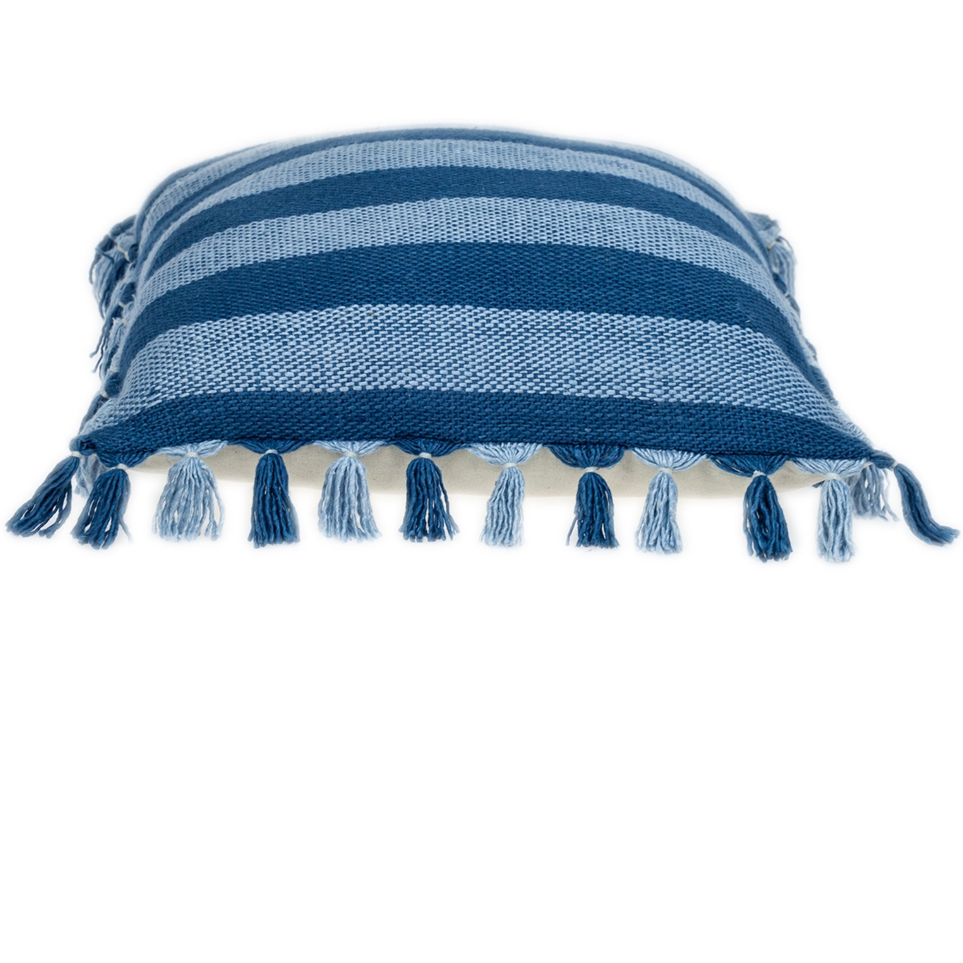 Parkland Collection River Transitional Blue Throw Pillow