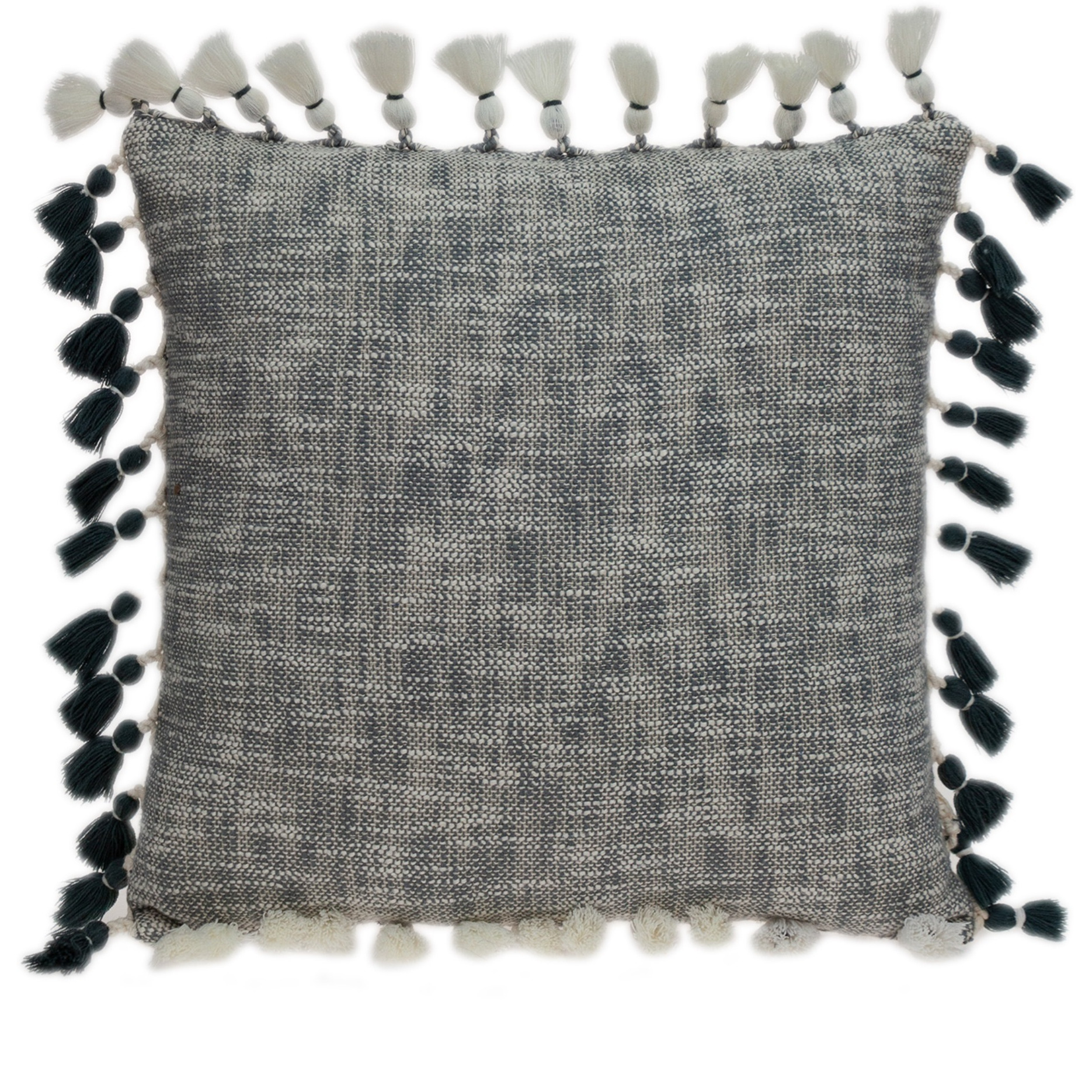 Parkland Collection Arwen Transitional Grey And Slate Throw Pillow