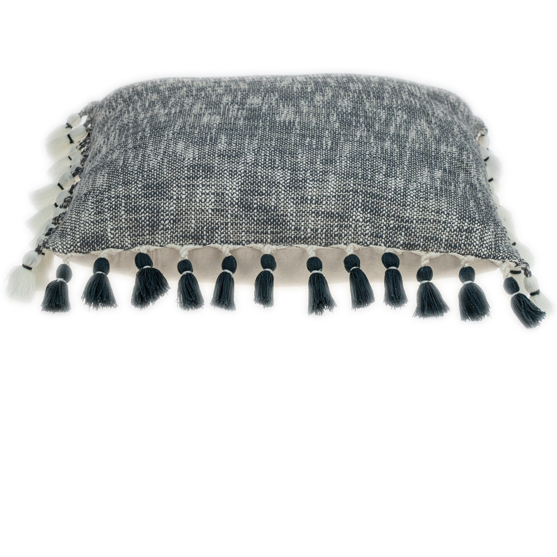 Parkland Collection Arwen Transitional Grey And Slate Throw Pillow