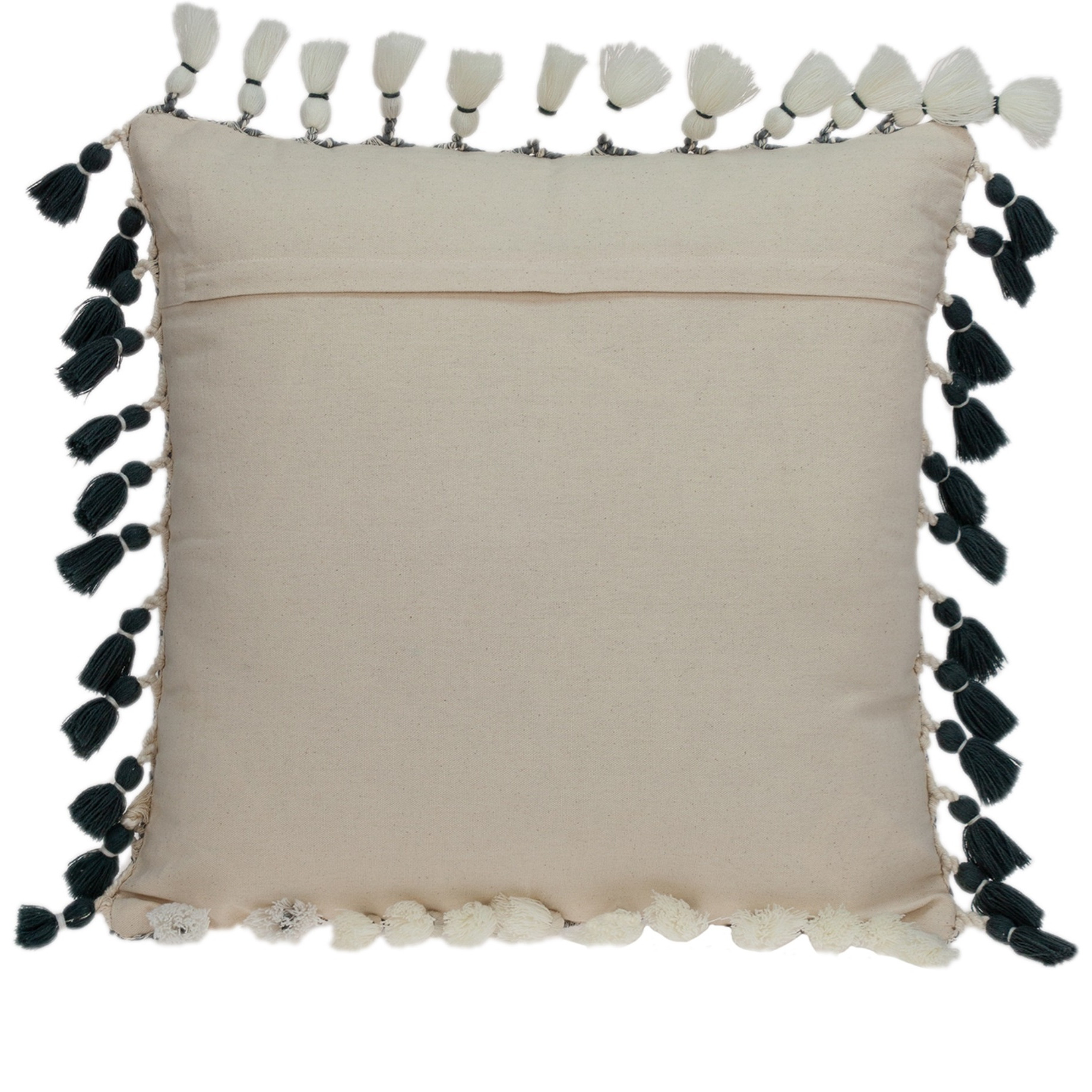 Parkland Collection Arwen Transitional Grey And Slate Throw Pillow