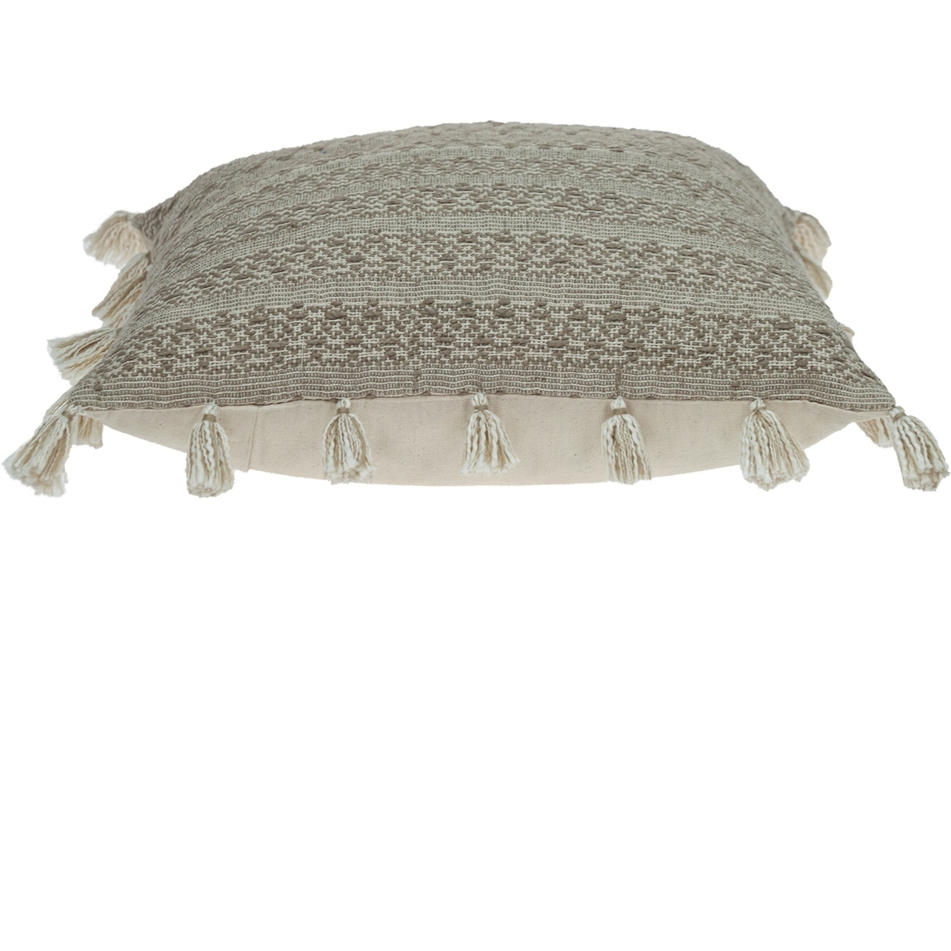 Parkland Collection Caroline Transitional Beige Throw Pillow