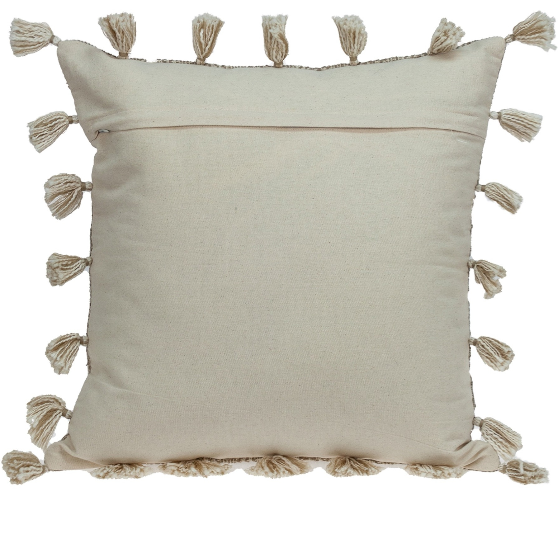 Parkland Collection Caroline Transitional Beige Throw Pillow