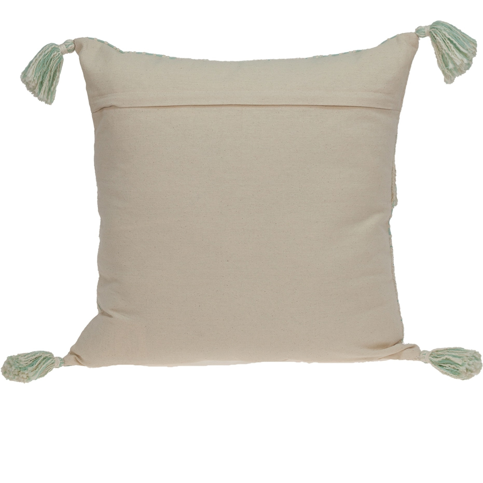 Parkland Collection Harper Transitional Cream And White Throw Pillow
