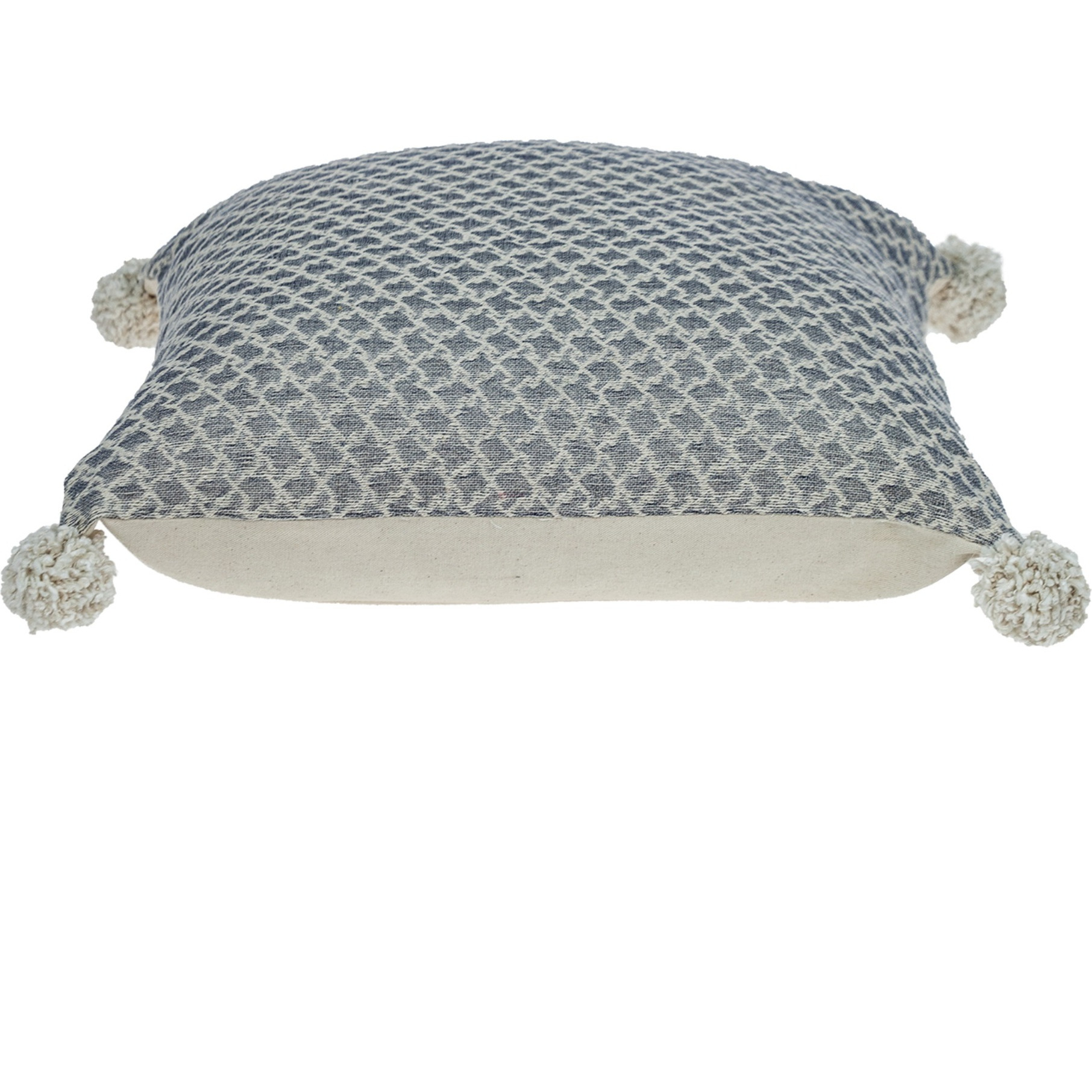 Parkland Collection Allegro Transitional Ivory Throw Pillow