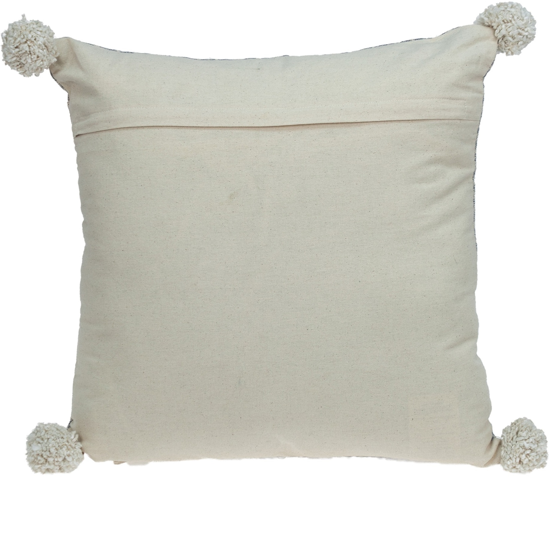Parkland Collection Allegro Transitional Ivory Throw Pillow