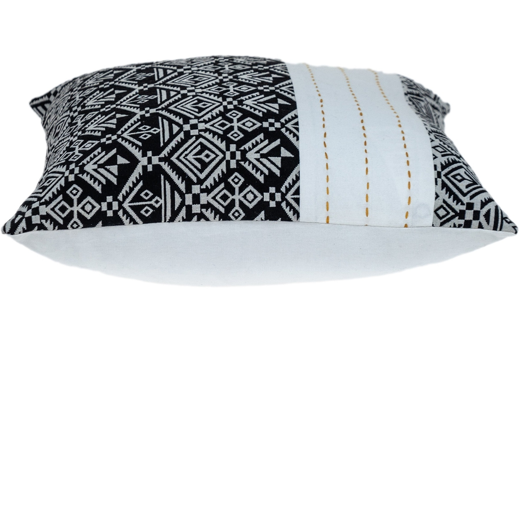 Parkland Collection Kai Transitional White Throw Pillow