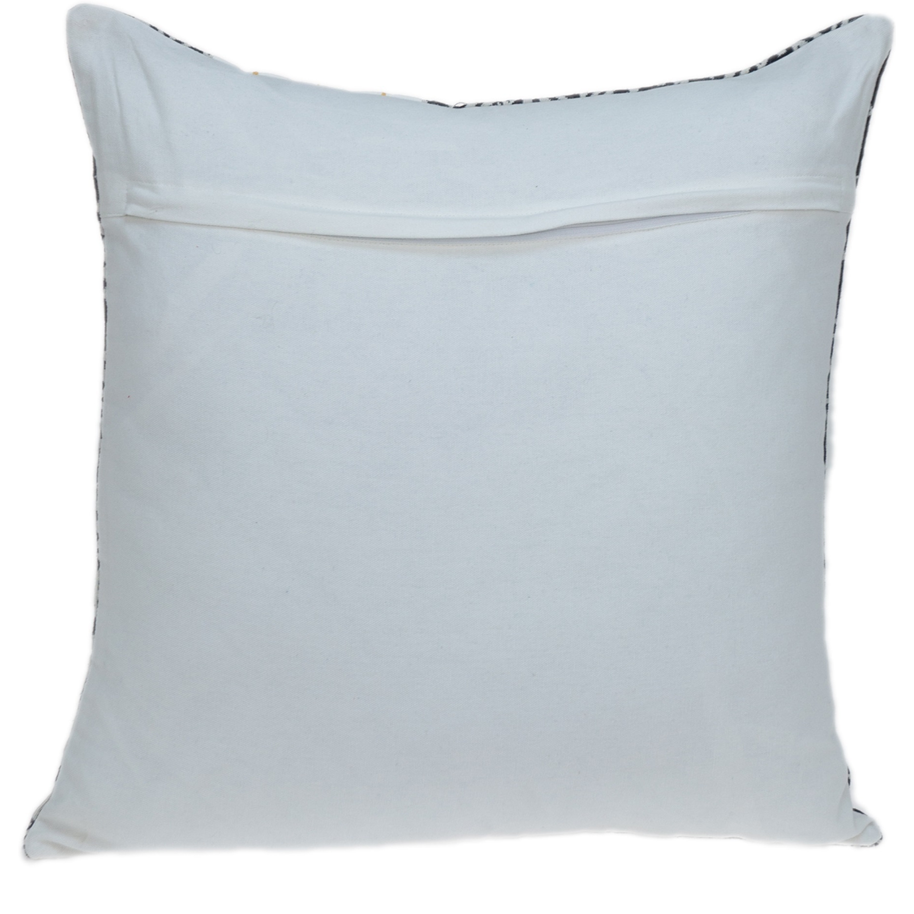 Parkland Collection Kai Transitional White Throw Pillow