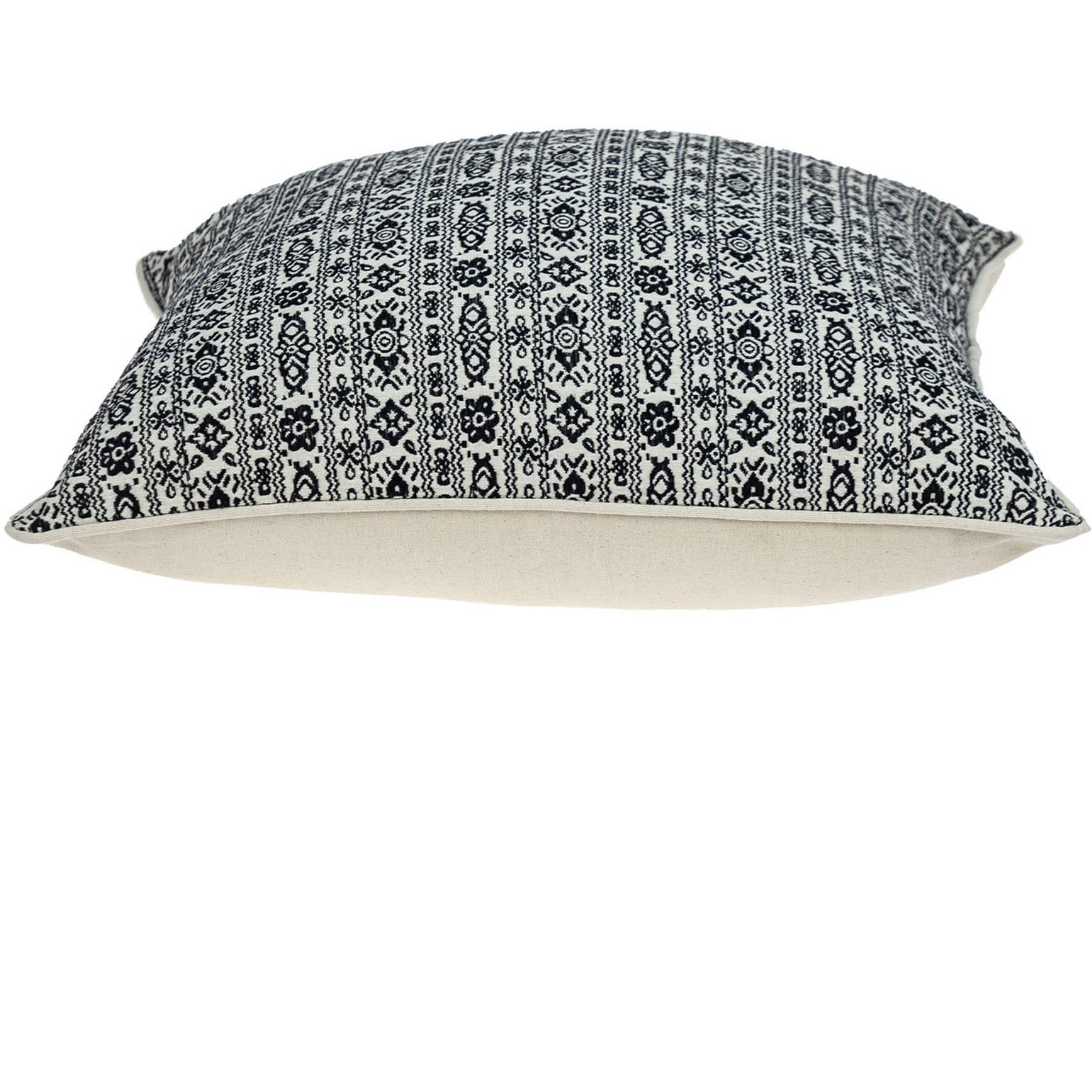 Parkland Collection Andy Transitional Ivory Throw Pillow