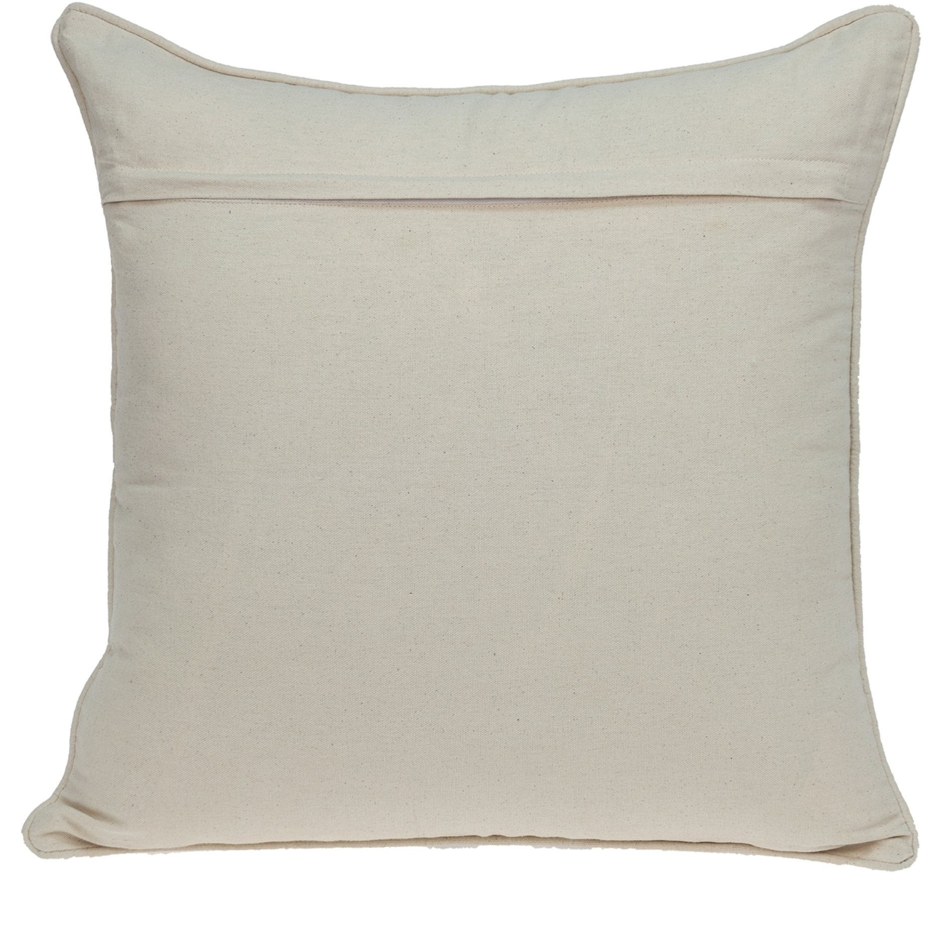 Parkland Collection Andy Transitional Ivory Throw Pillow