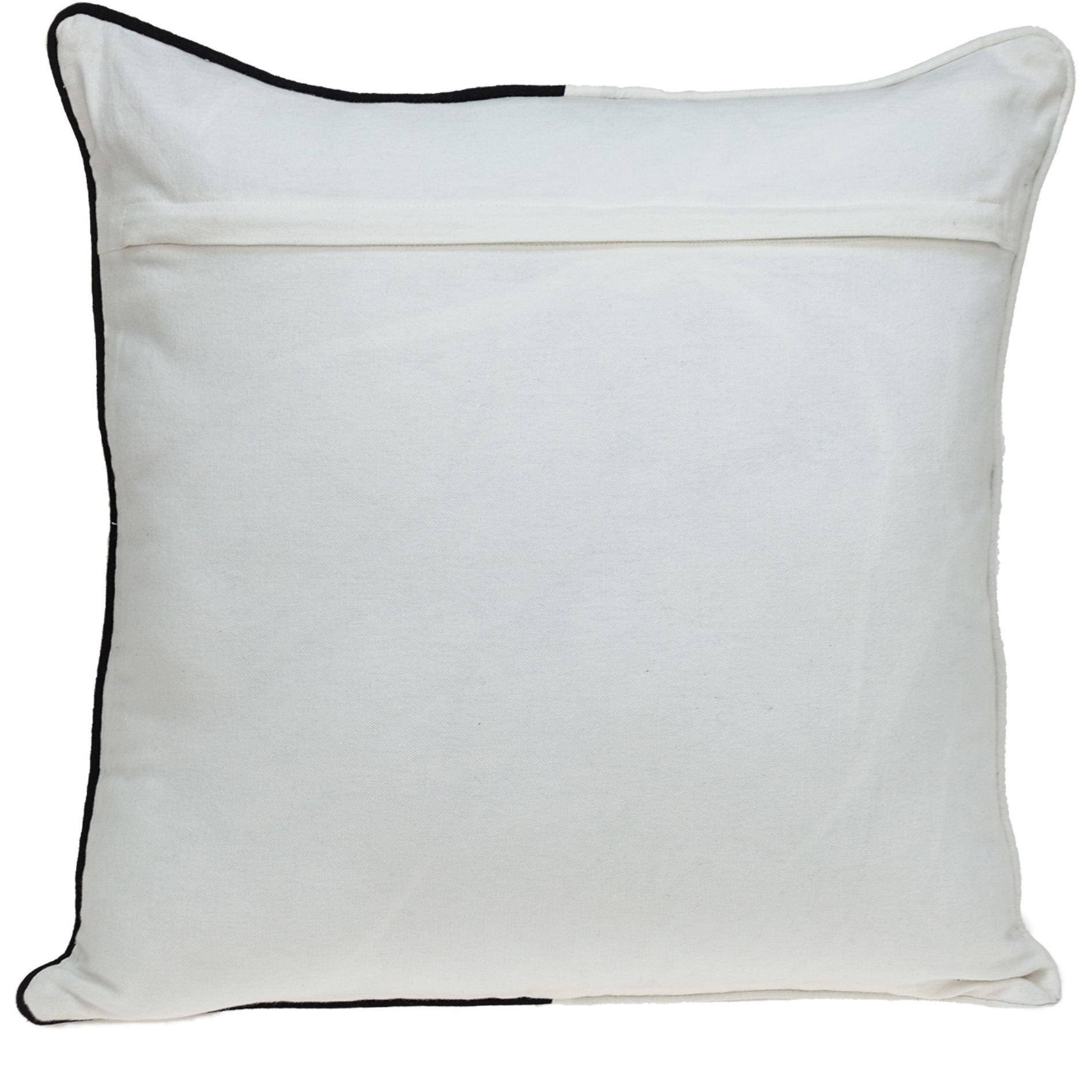 Parkland Collection Max Transitional White Throw Pillow