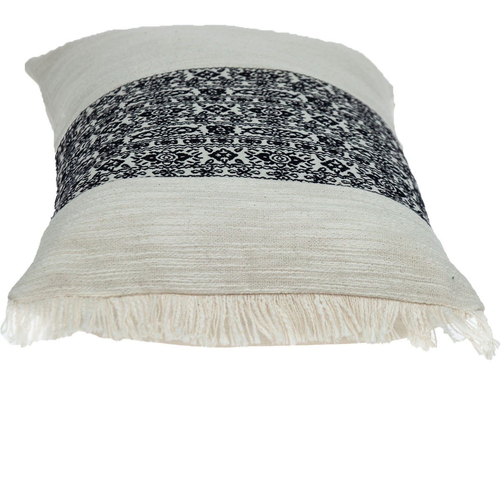 Parkland Collection Bianca Transitional White Throw Pillow