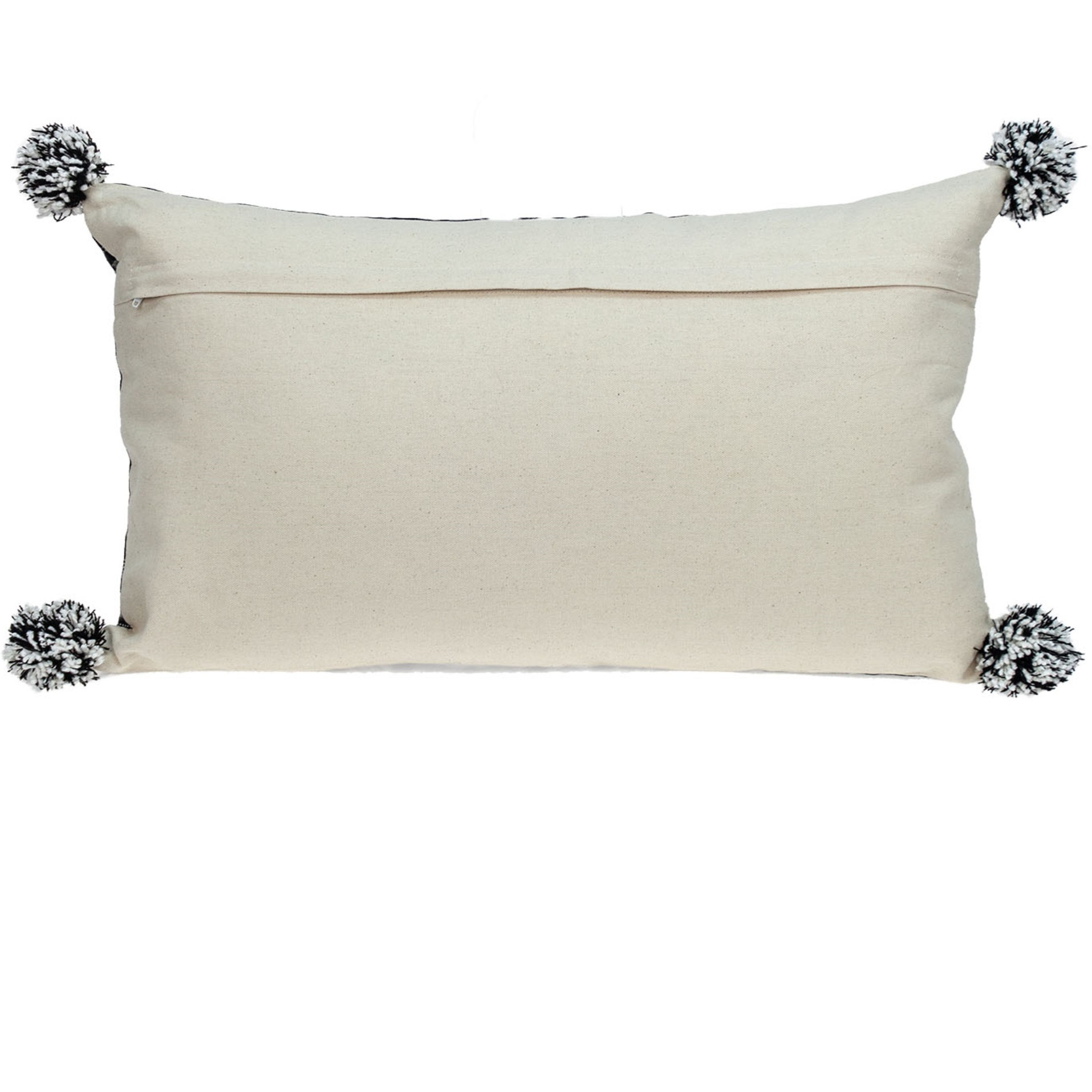 Parkland Collection Raven Transitional Black Throw Pillow