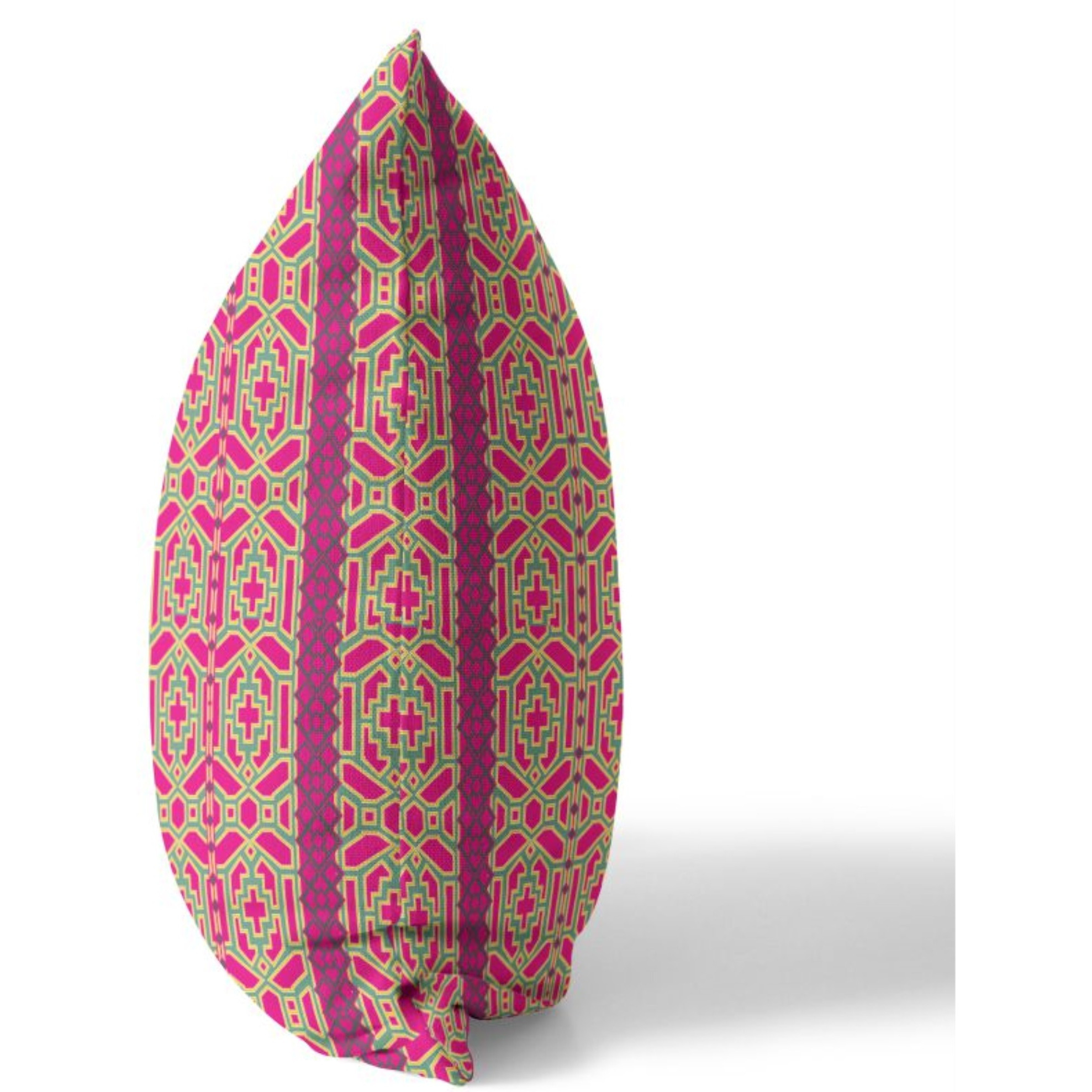 Loyalty and Love Broadcloth Indoor Outdoor Pillow, Zippered, PinkGreen