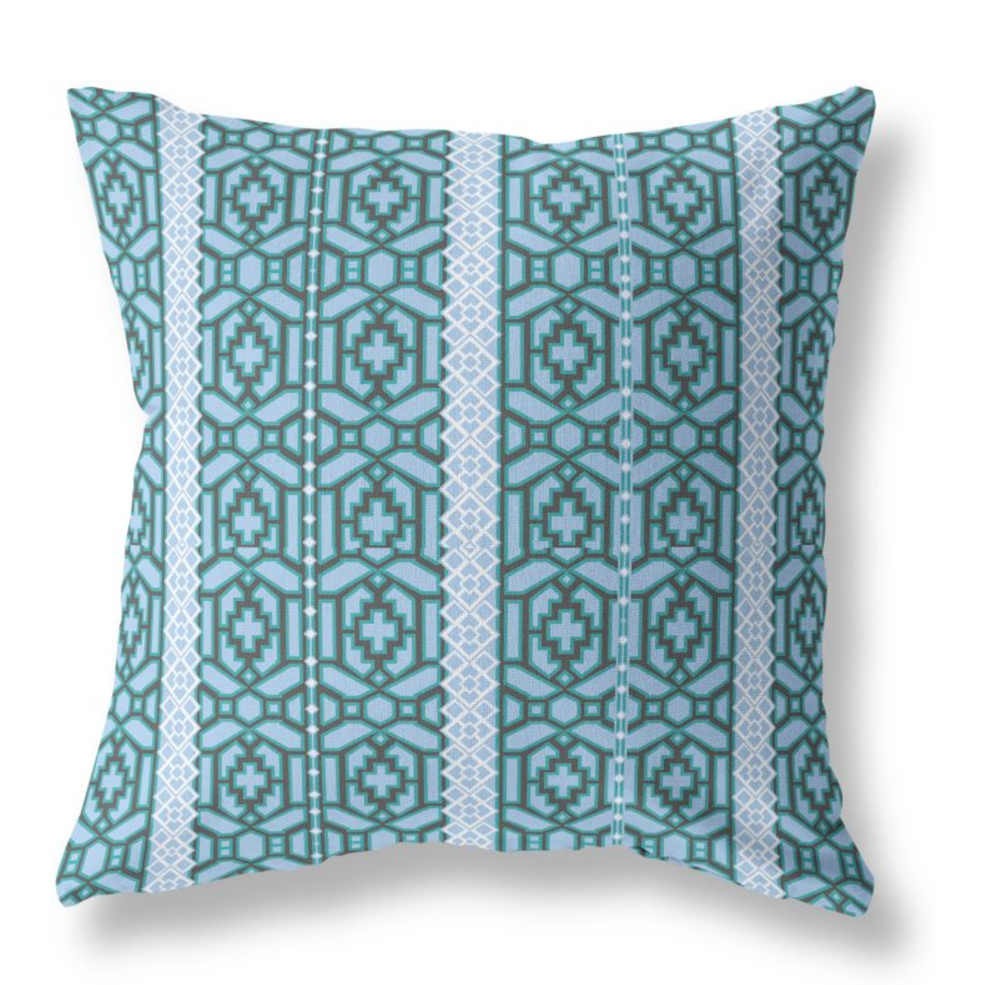 Loyalty and Love Broadcloth Indoor Outdoor Pillow, Zippered, BlueBrown
