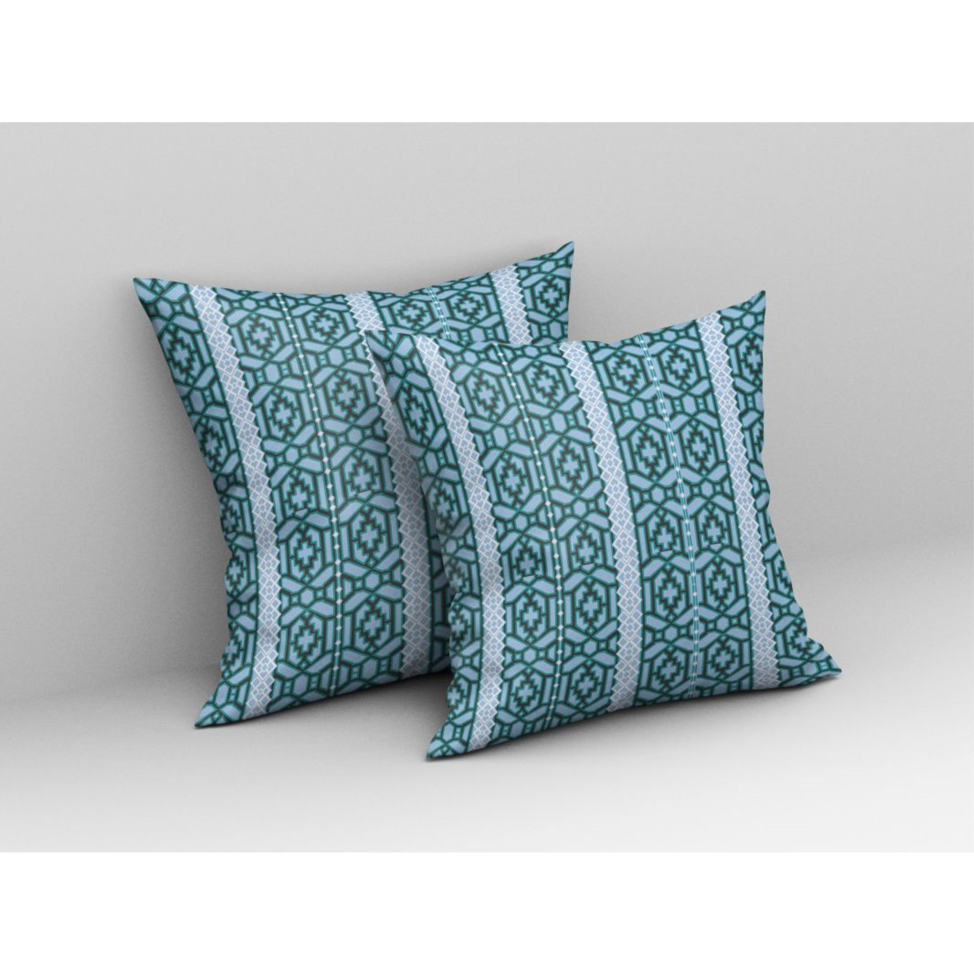 Loyalty and Love Broadcloth Indoor Outdoor Pillow, Zippered, BlueBrown