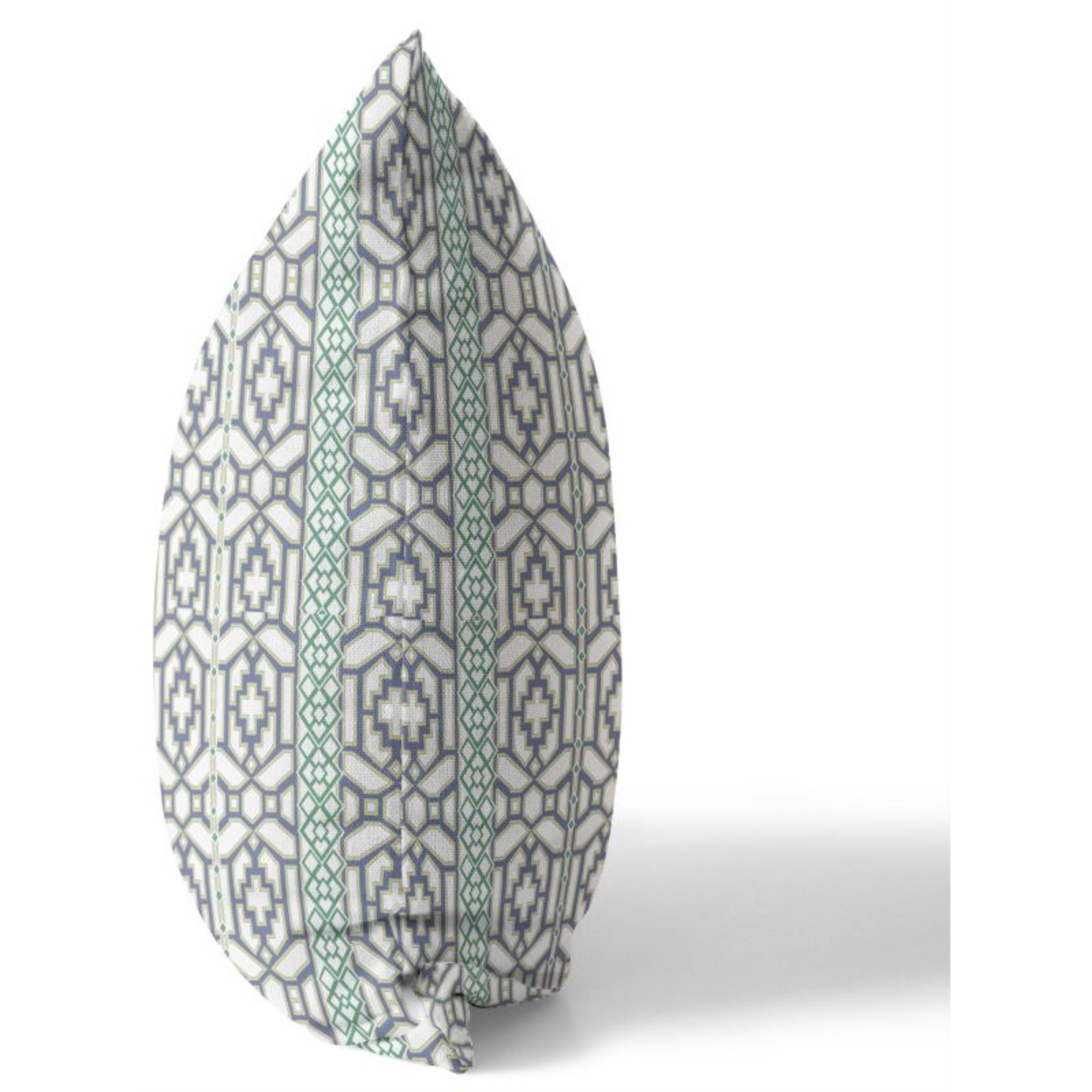 Flowers of Strength Broadcloth Indoor Outdoor Pillow, Zippered, WhiteGray