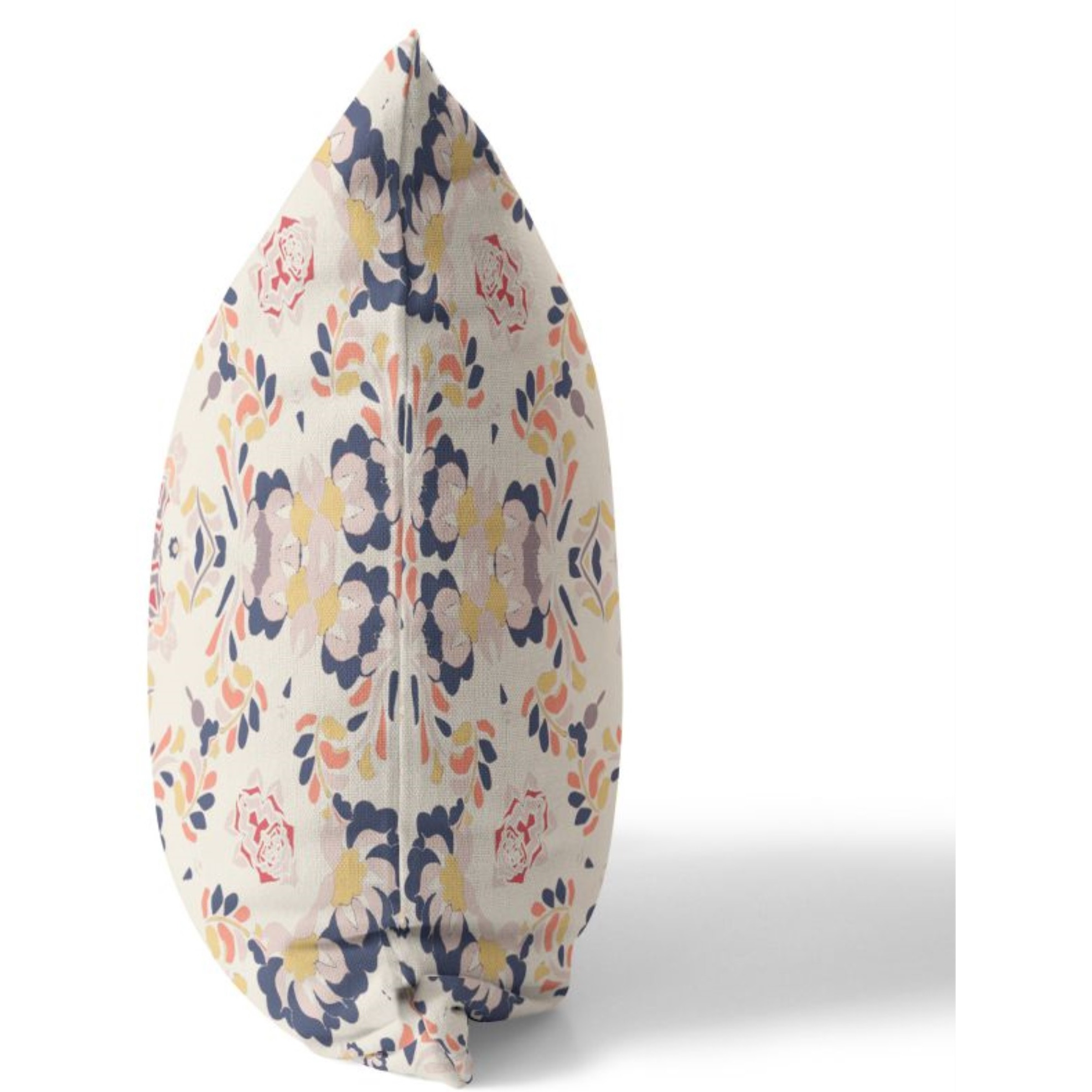 Earth and Heaven Broadcloth Indoor Outdoor Pillow, Zippered, WhiteBlue