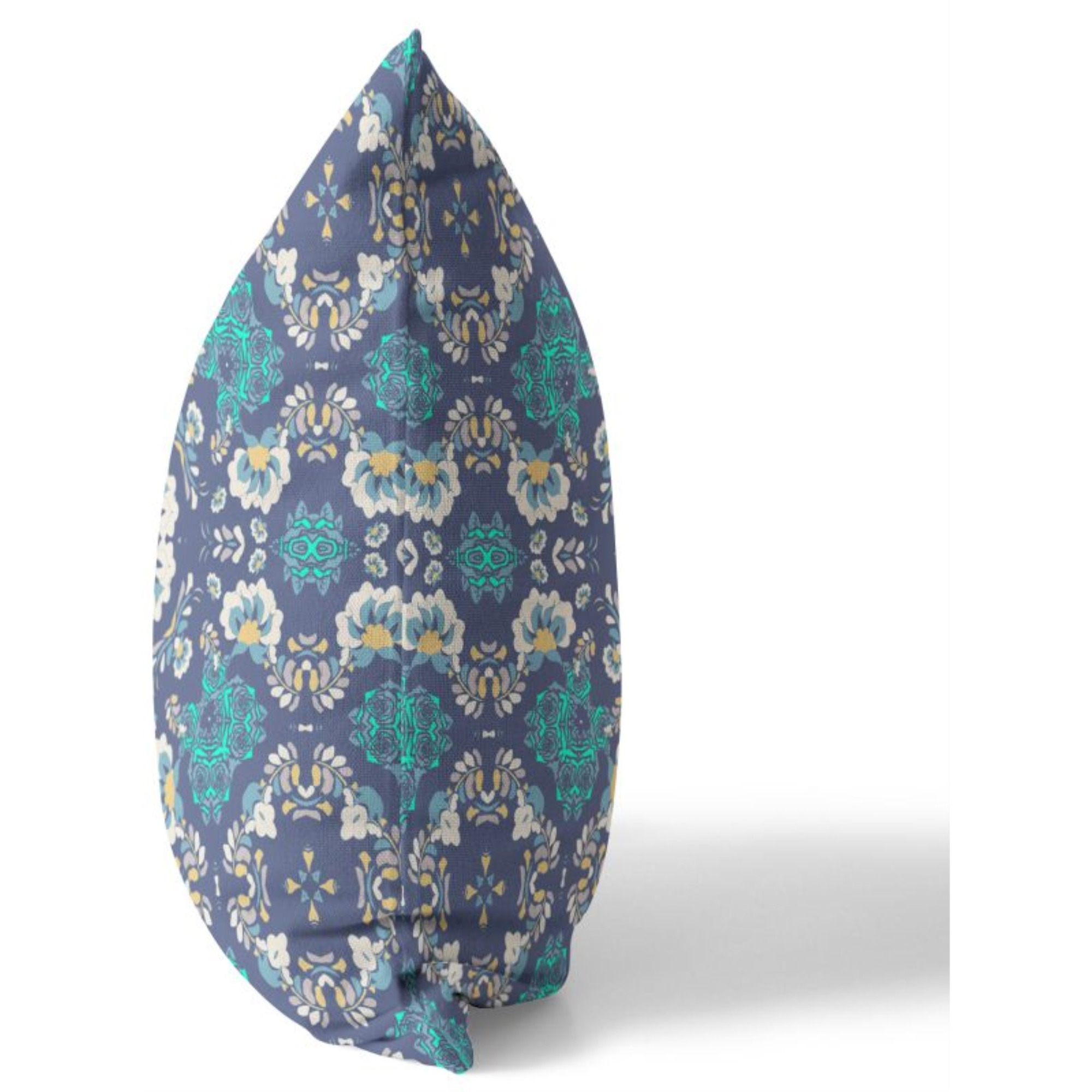 Love and Liberty Broadcloth Indoor Outdoor Pillow, Zippered, BlueWhite