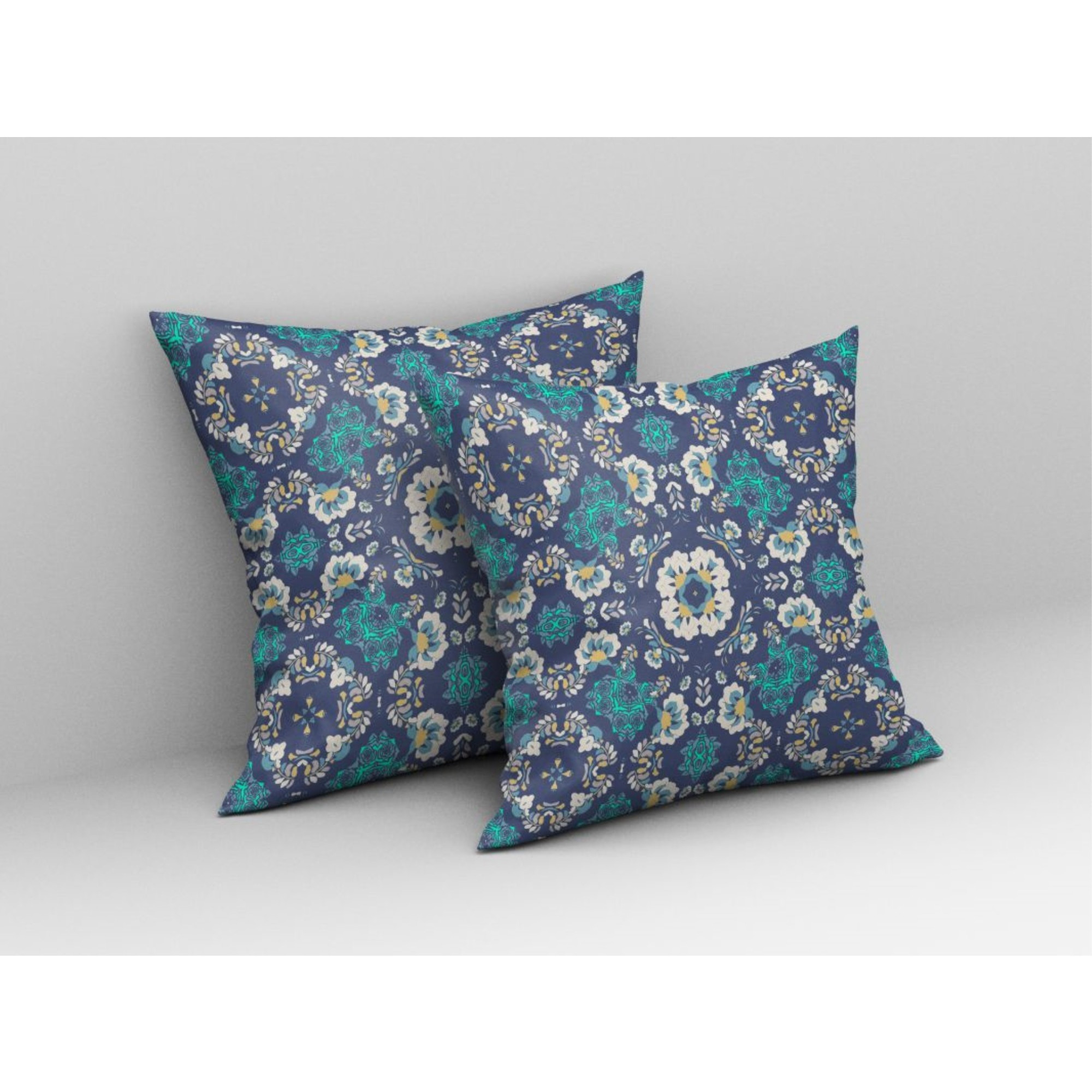 Love and Liberty Broadcloth Indoor Outdoor Pillow, Zippered, BlueWhite
