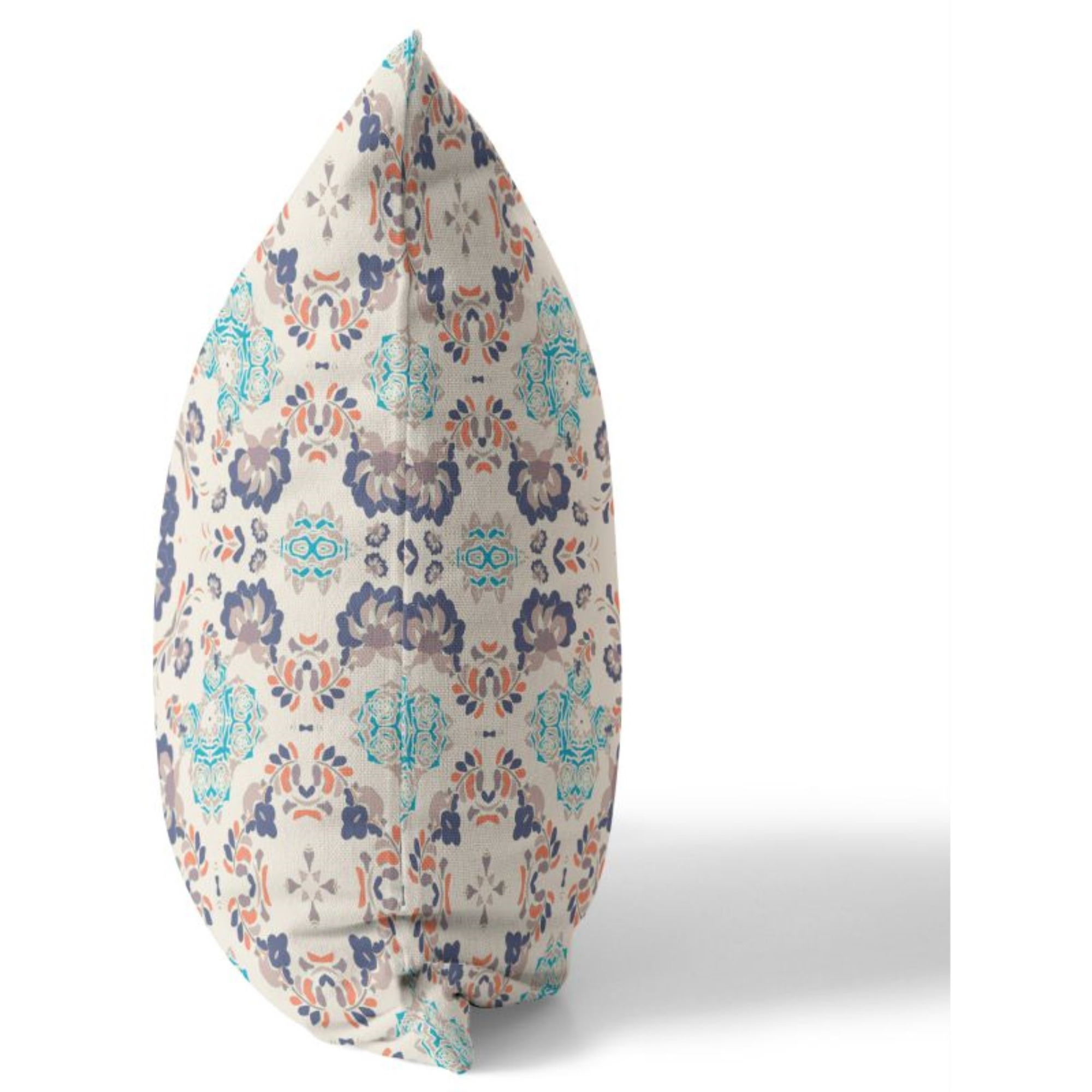 Love and Liberty Broadcloth Indoor Outdoor Pillow, Zippered, WhiteBlue