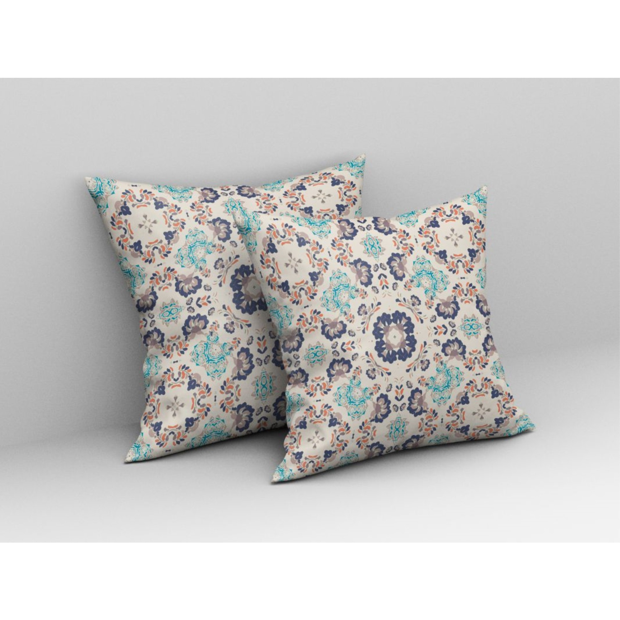 Love and Liberty Broadcloth Indoor Outdoor Pillow, Zippered, WhiteBlue