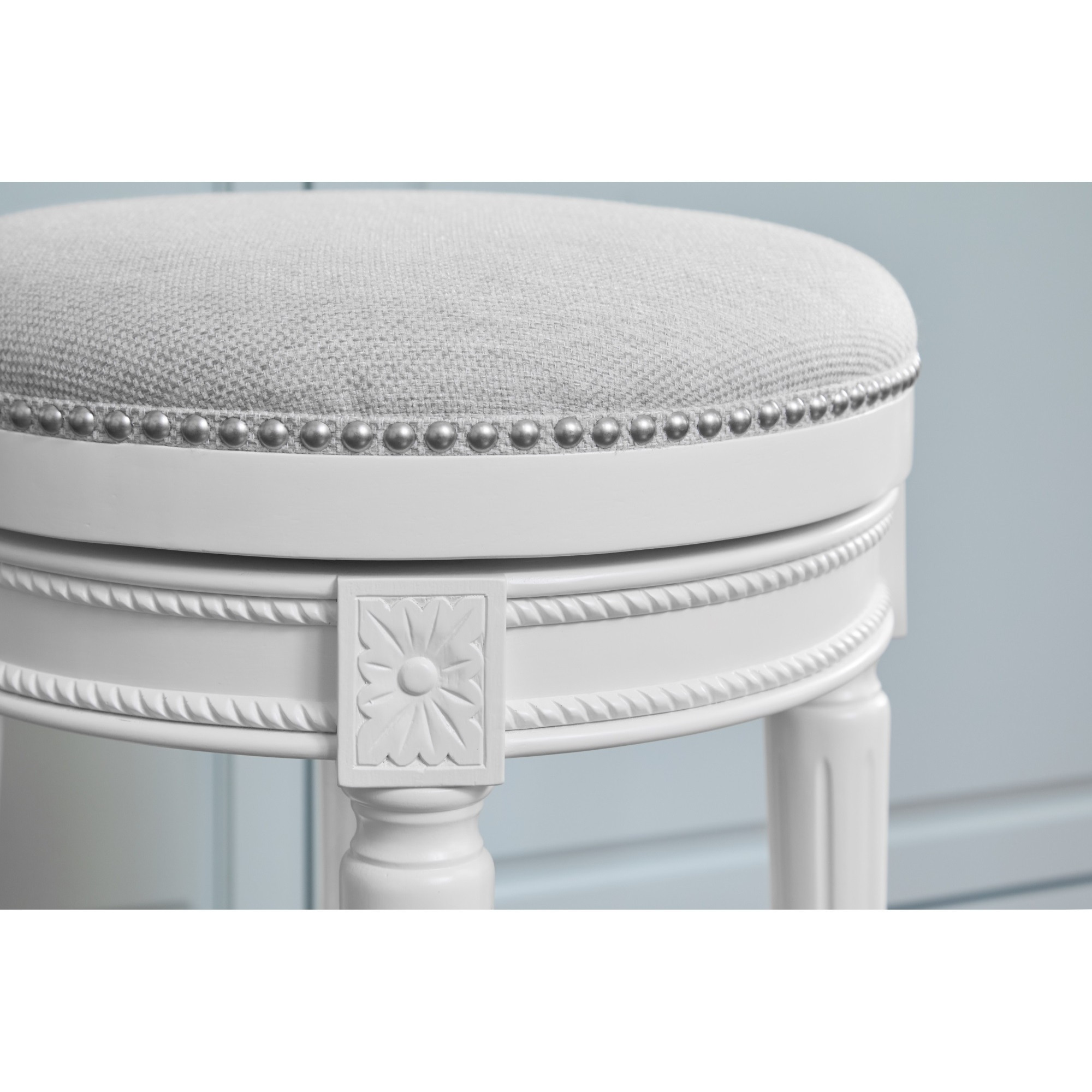 NewRidge Home Good Backless Chapman Counter Height Stool White