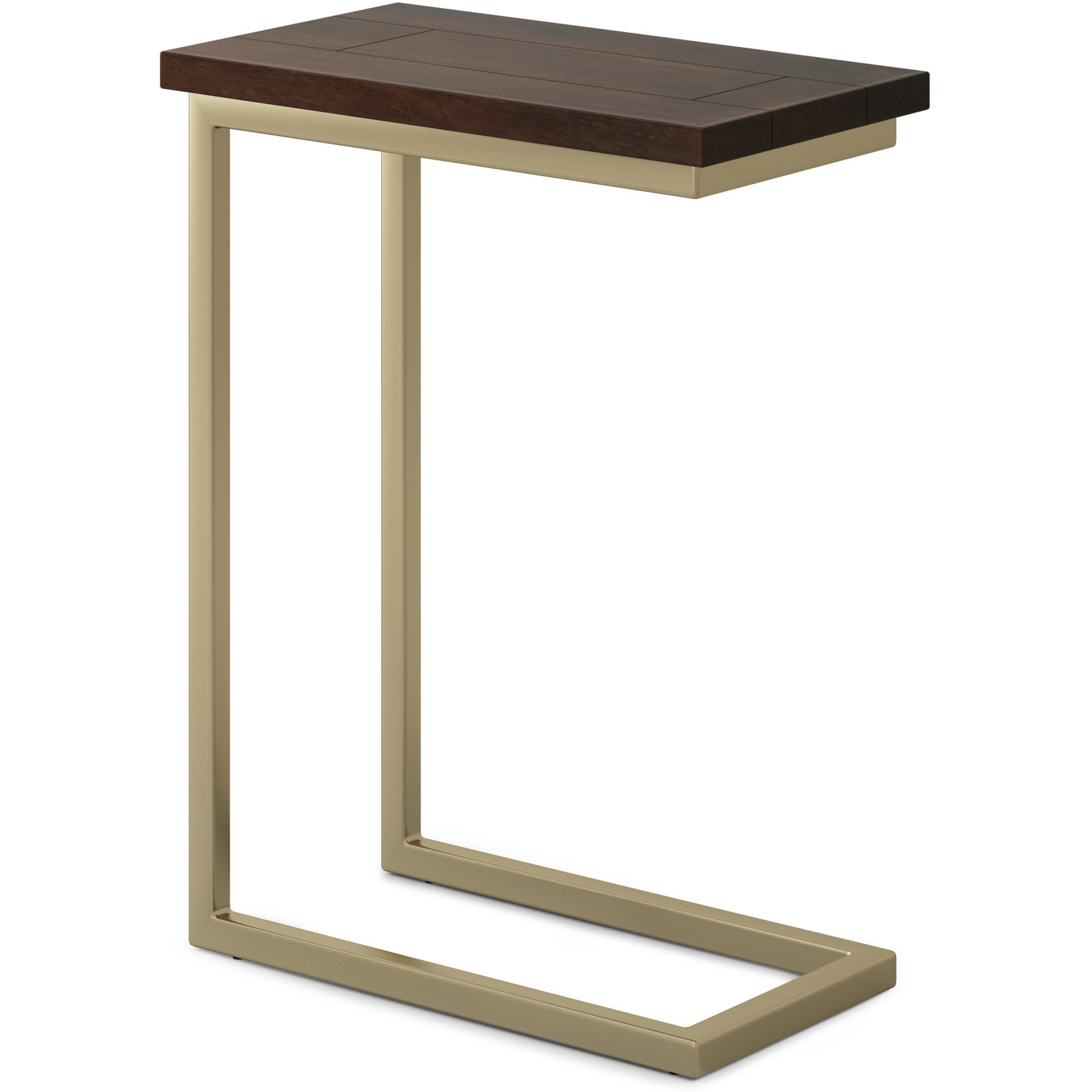 Skyler SOLID MANGO WOOD & Metal 18 in Wide Rectangle C Side Table