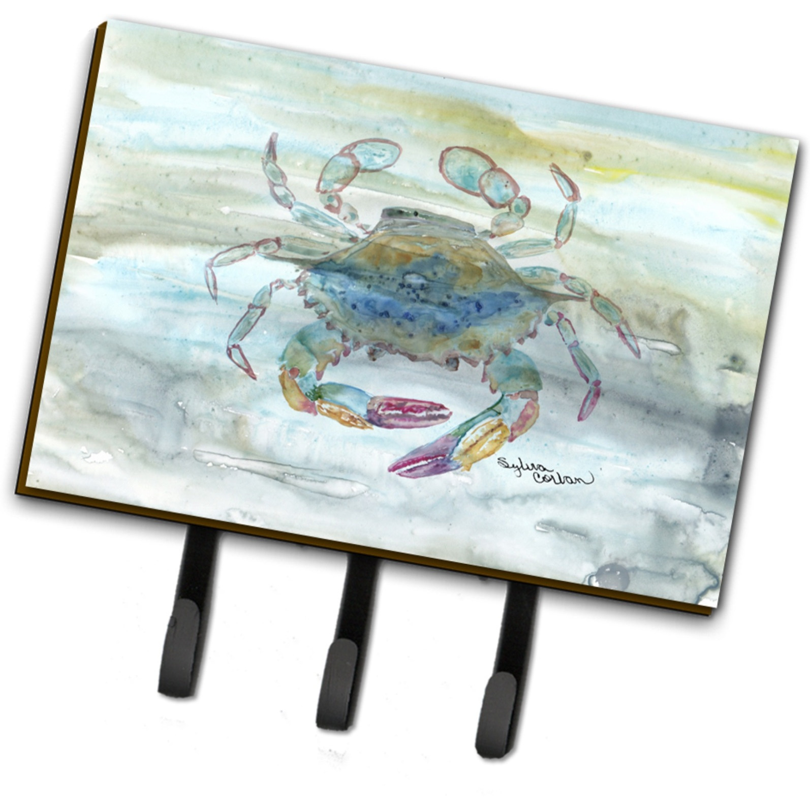 Female Blue Crab Watercolor Leash or Key Holder SC2005TH68