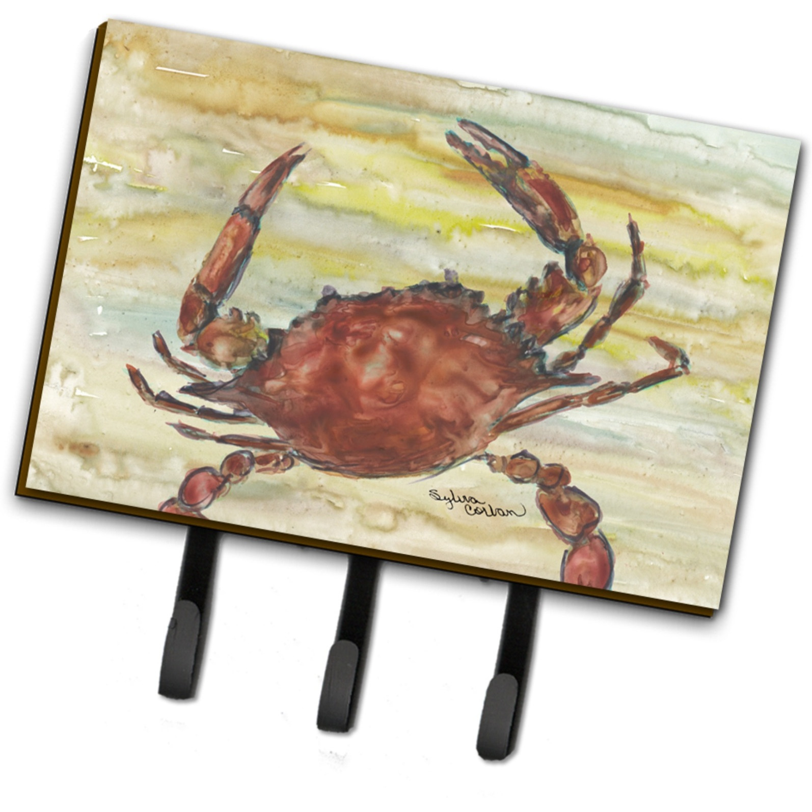Cooked Crab Yellow Sky Leash or Key Holder SC2022TH68