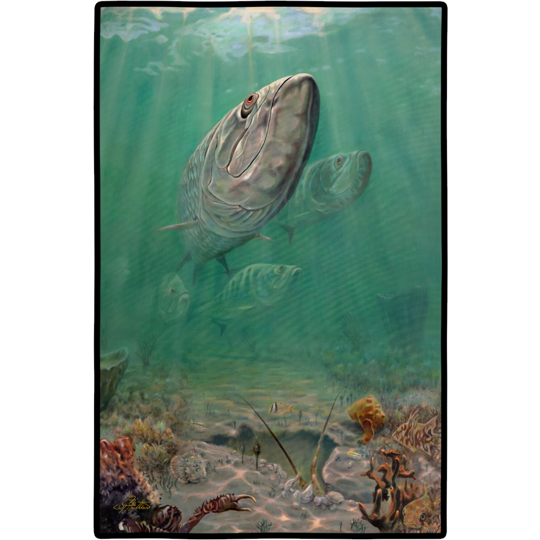Silver Patrol Tarpon Indoor or Outdoor Mat 24x36 JMA2009JMAT