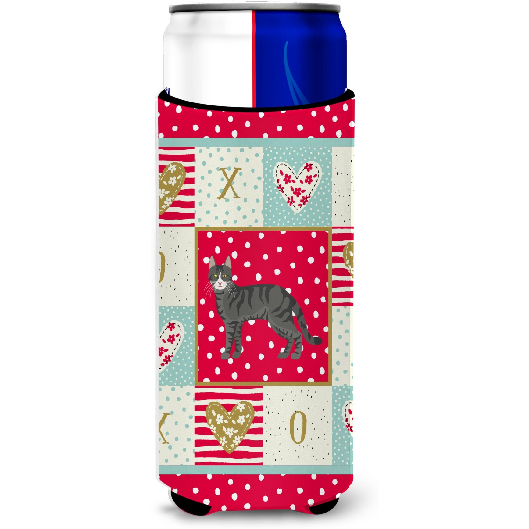 Tricolour Aegean Cat Love Ultra Hugger for slim cans CK5542MUK