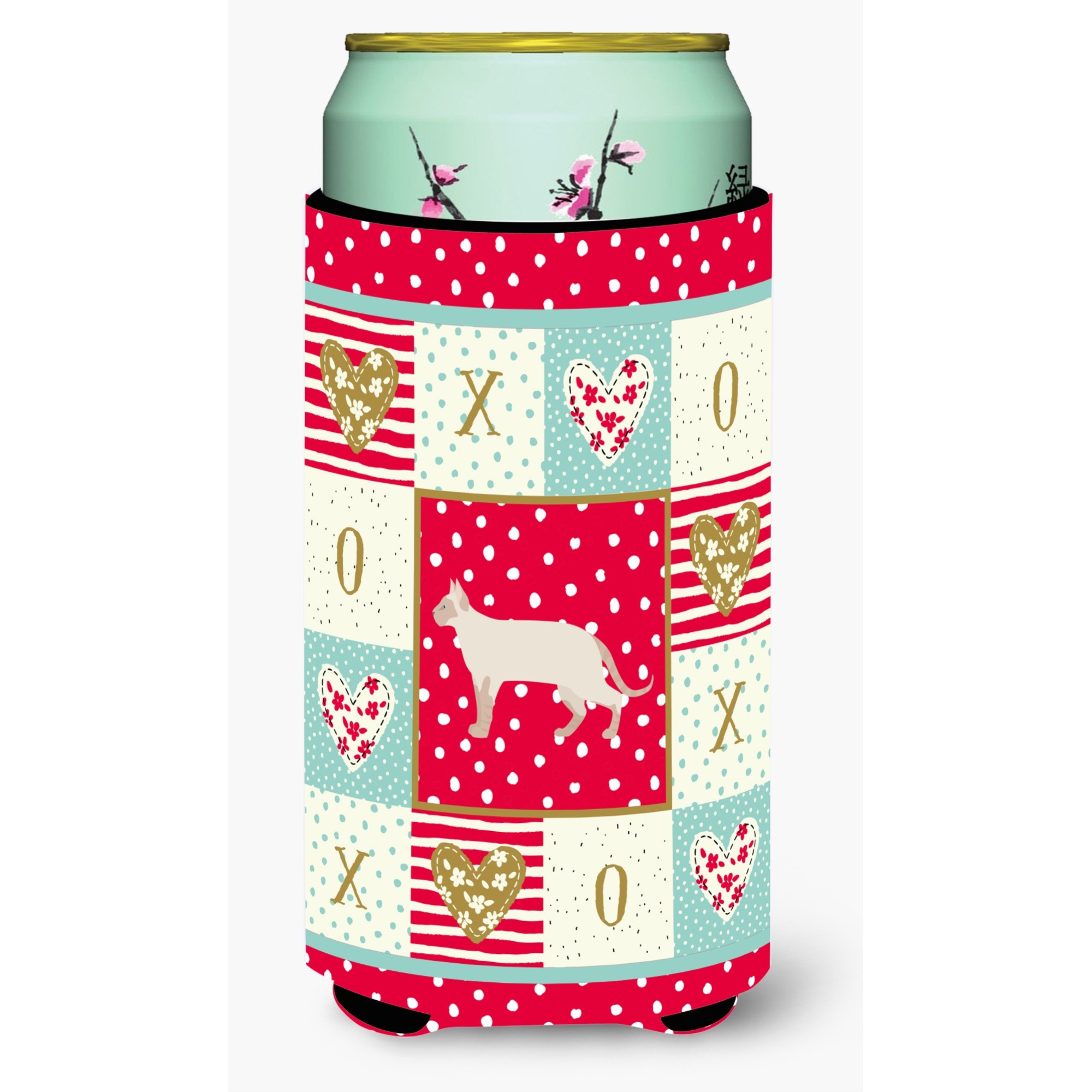 Tonkinese 2 Cat Love Tall Boy Beverage Hugger CK5724TBC