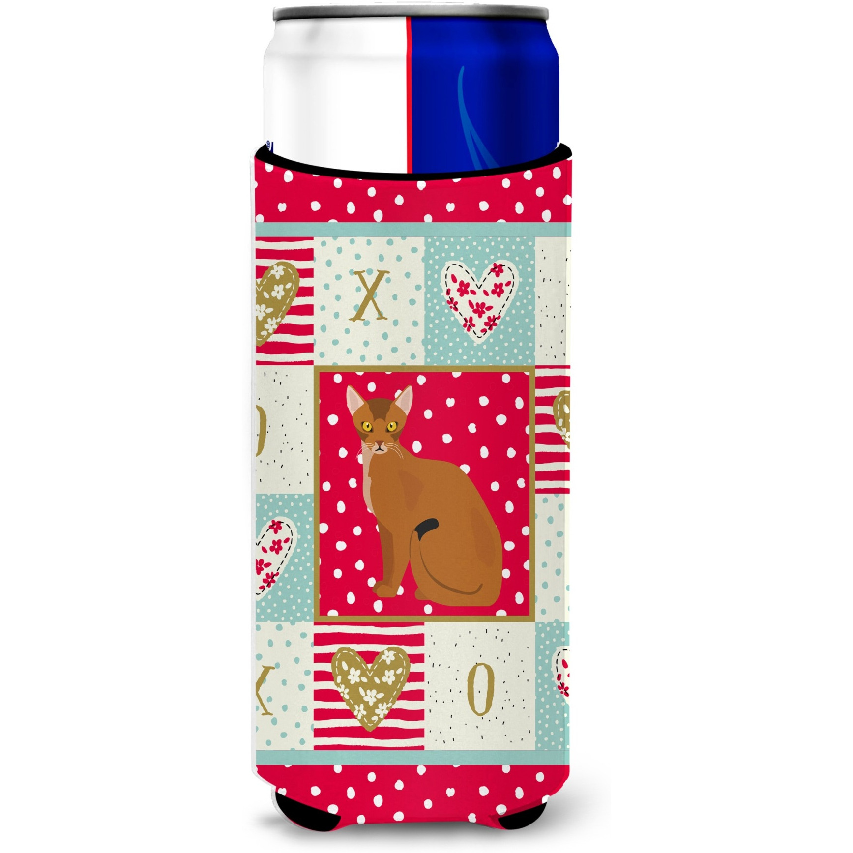 Abyssinian Cat Love Ultra Hugger for slim cans CK5733MUK