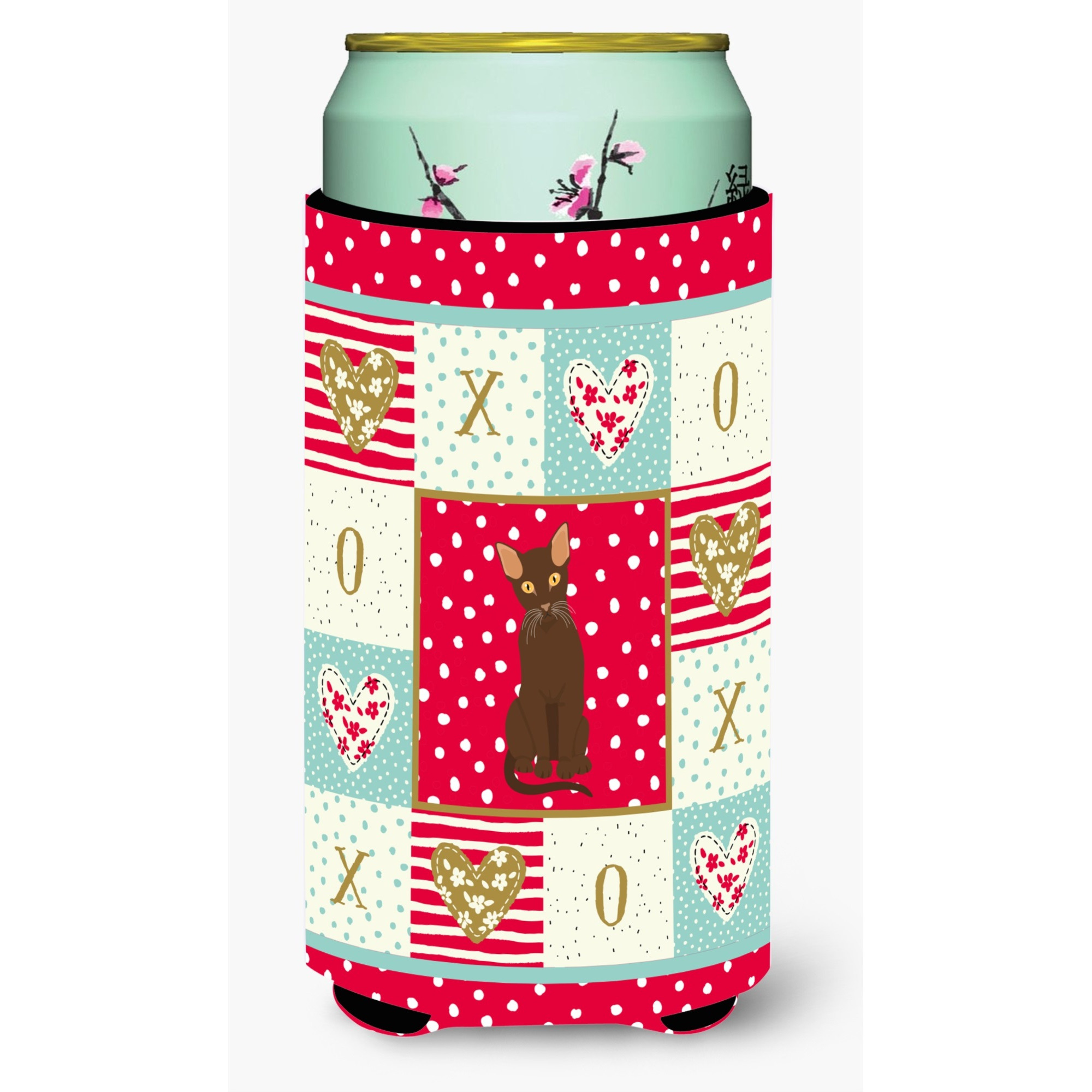 Suphalak Cat Love Tall Boy Beverage Hugger CK5797TBC