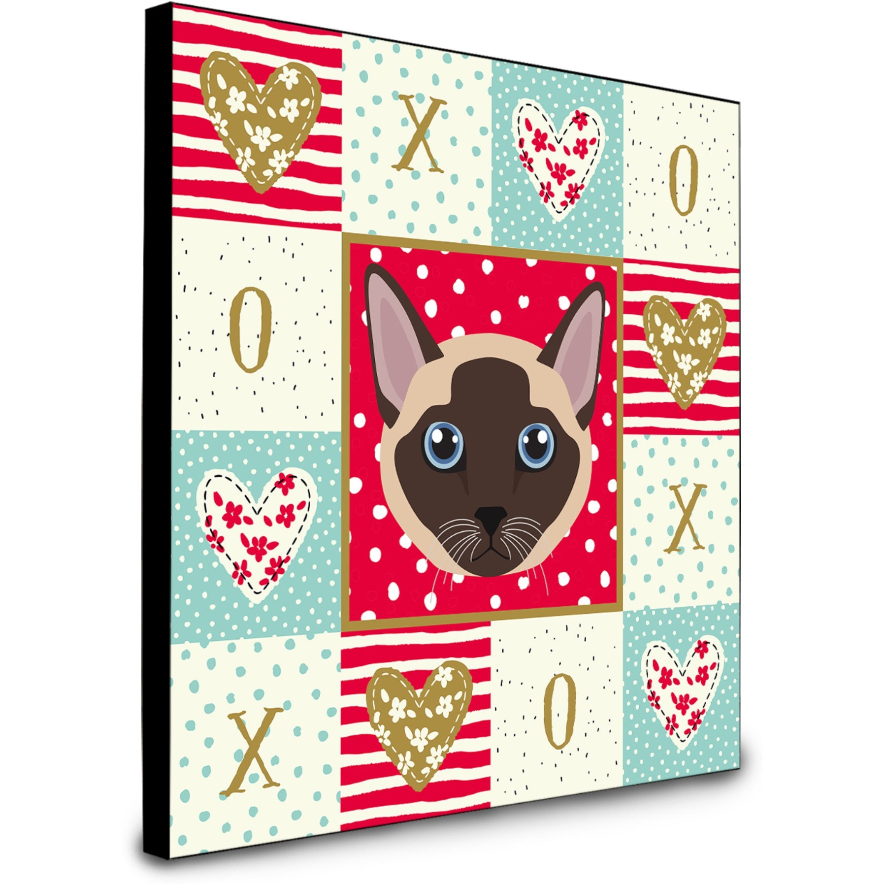 Tonkinese Cat Love Artwork Wall Panel CK5173UP88