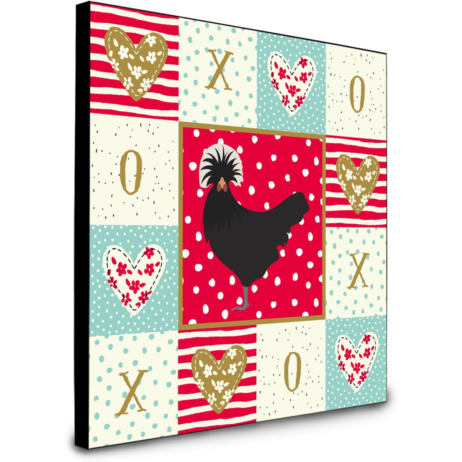 Polish Poland Chicken Love Artwork Wall Panel CK5261UP88