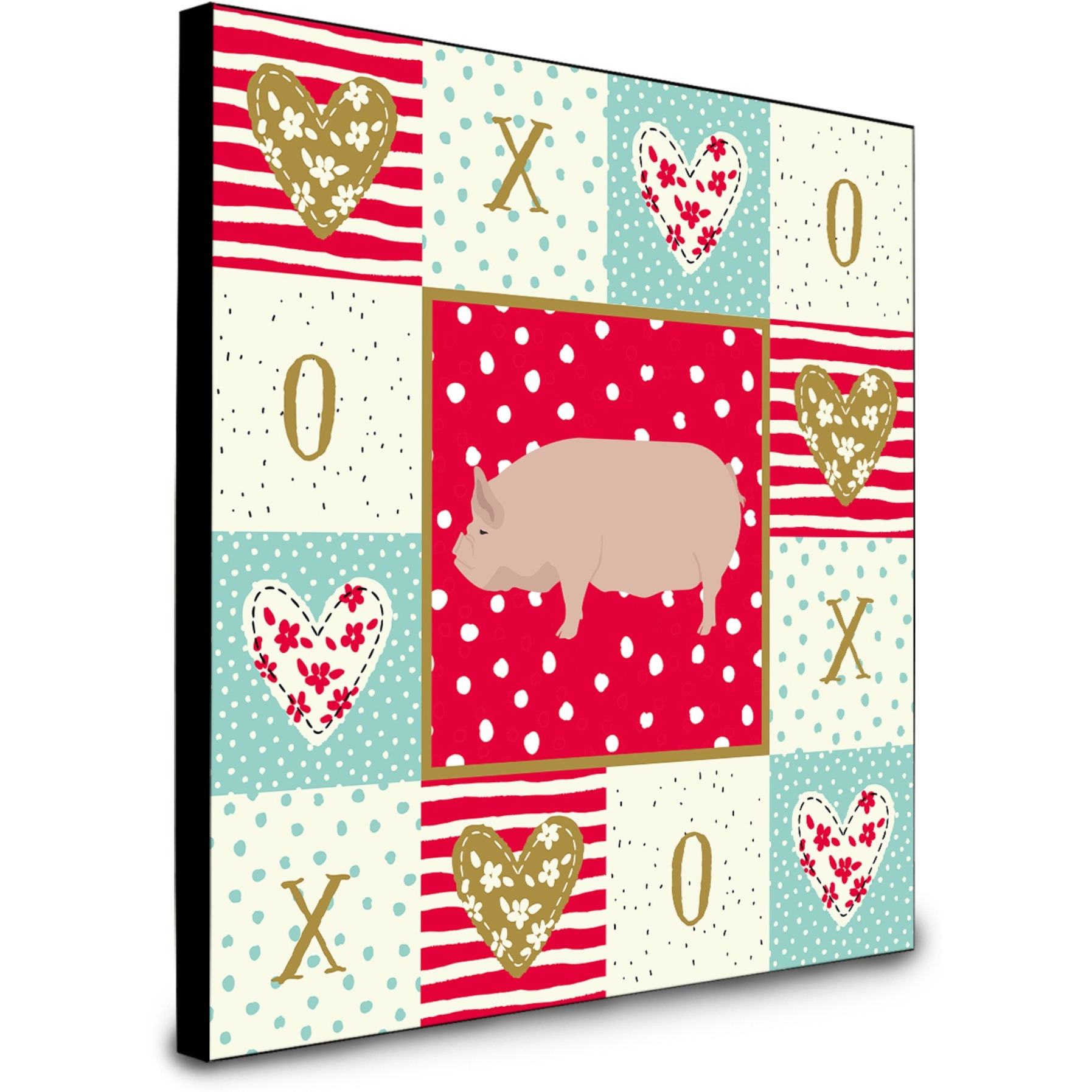 Welsh Pig Love Artwork Wall Panel CK5364UP88