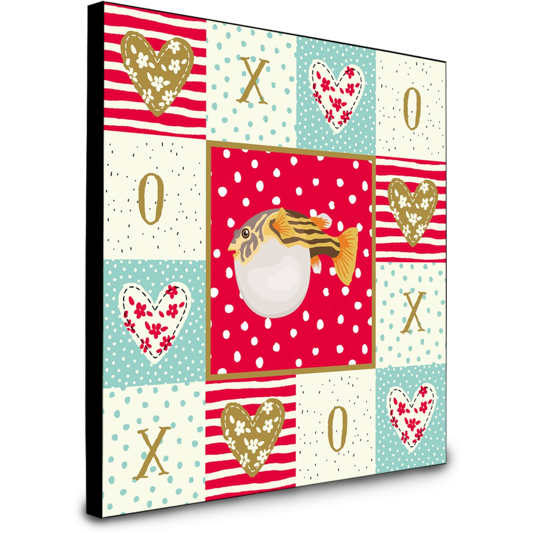 Puffer Fish Love Artwork Wall Panel CK5496UP88