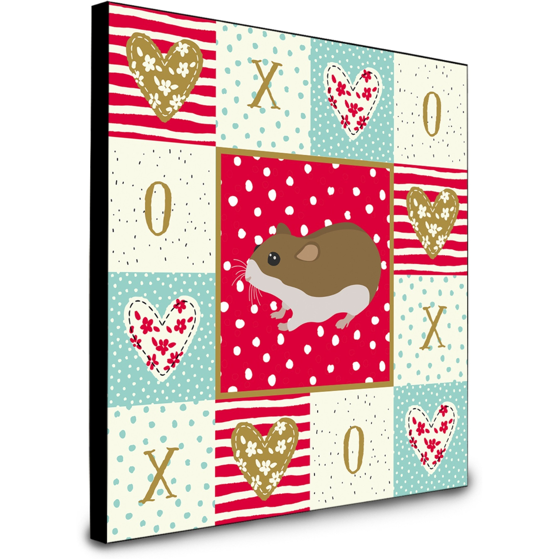 Chinese Hamster Love Artwork Wall Panel CK5438UP88