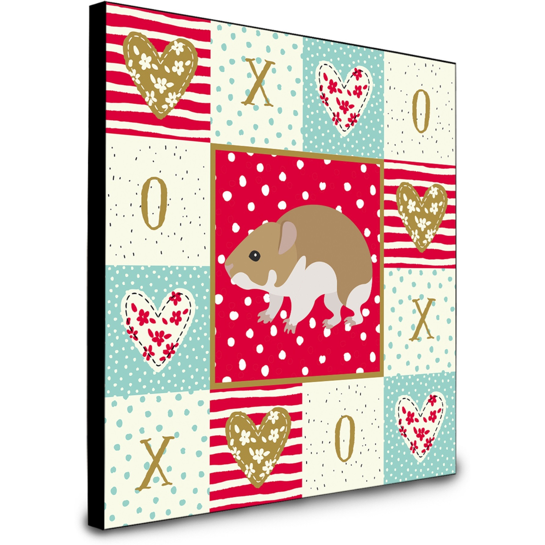 Turkish Hamster Love Artwork Wall Panel CK5445UP88