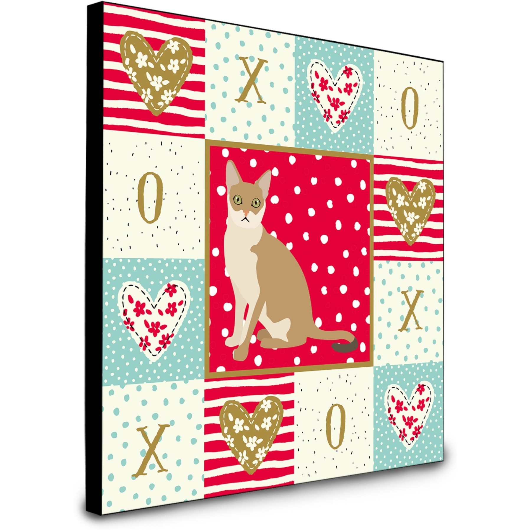 Singapura Cat Love Artwork Wall Panel CK5789UP88