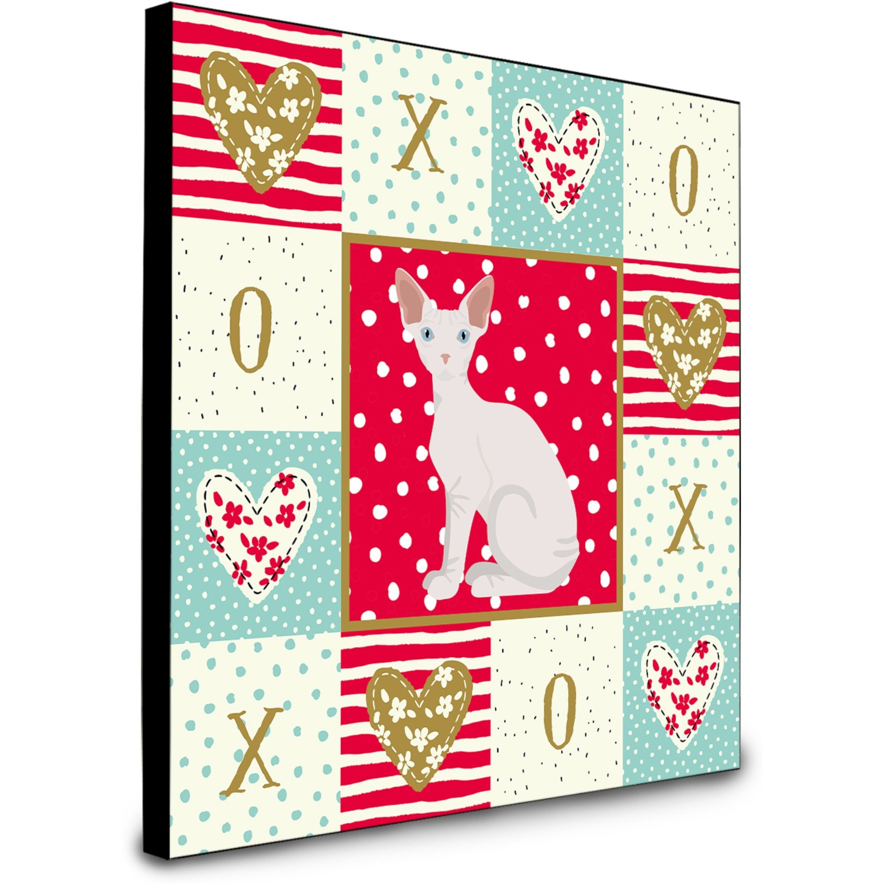 Sphynx Cat Love Artwork Wall Panel CK5794UP88